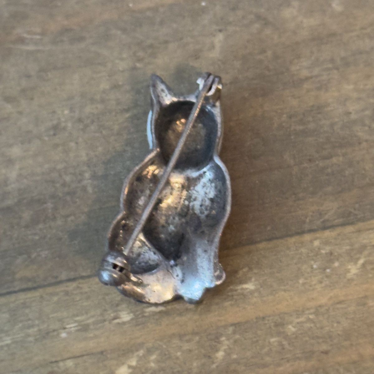 Vintage Vintage sterling silver Germany enamel cat brooch Size ONE SIZE - 6 Thumbnail