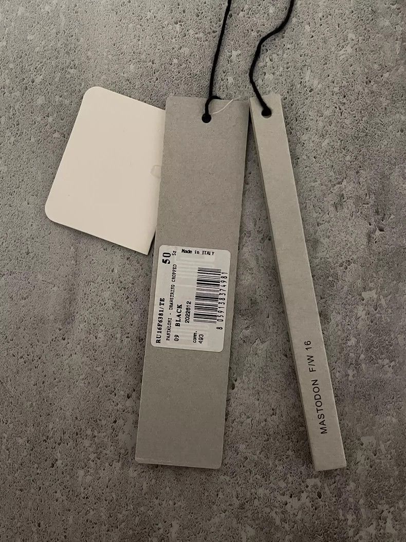 Rick Owens rick owens size US 50 Cropped pants 2502-Nextarrow Size US 34 / EU 50 - 4 Thumbnail