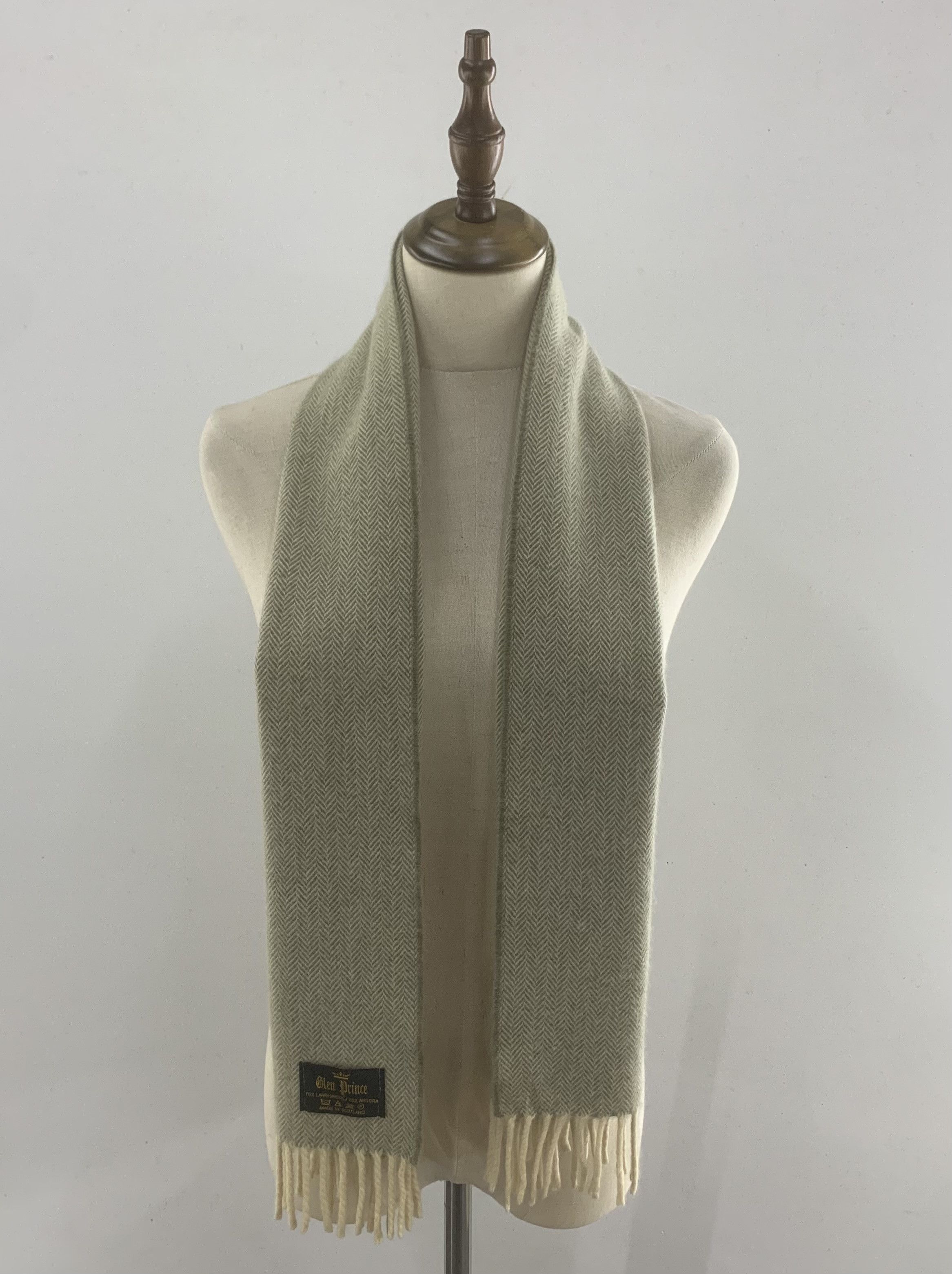 Vintage Glen Prince Scarf Wool Muffler Neck Wrap BL9231 Size ONE SIZE - 1 Thumbnail