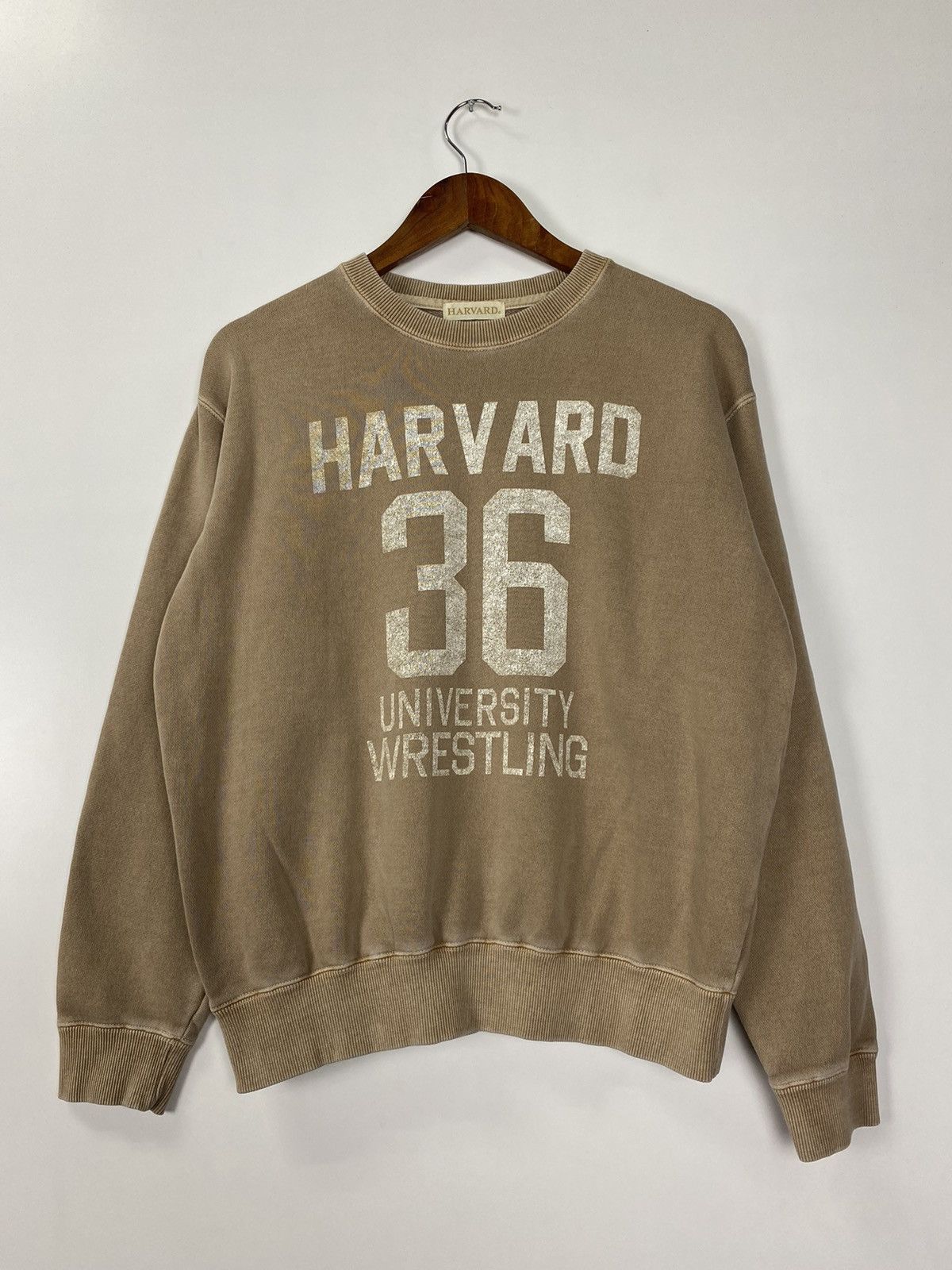 Vintage Vintage Harvard University Wrestling sweatshirt Size US M / EU 48-50 / 2 - 2 Thumbnail
