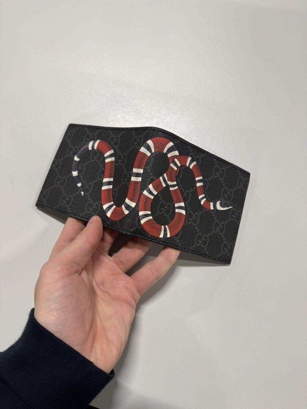 Gucci Gucci GG Supreme Kingsnake Wallet Size ONE SIZE - 2 Thumbnail