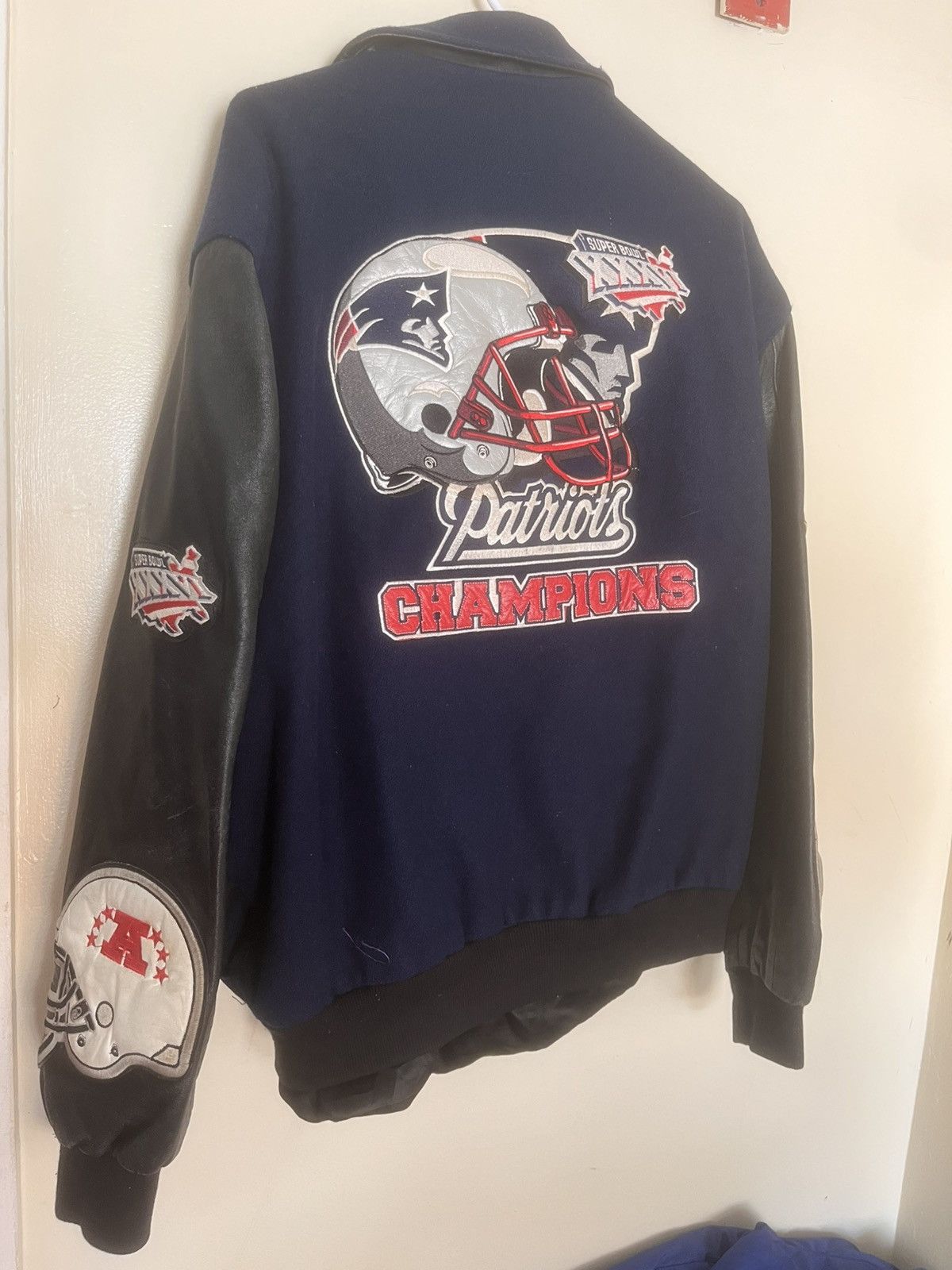 Jeff Hamilton vintage 2002 jeff hamilton reebok new england patriots ja Size US L / EU 52-54 / 3 - 6 Thumbnail