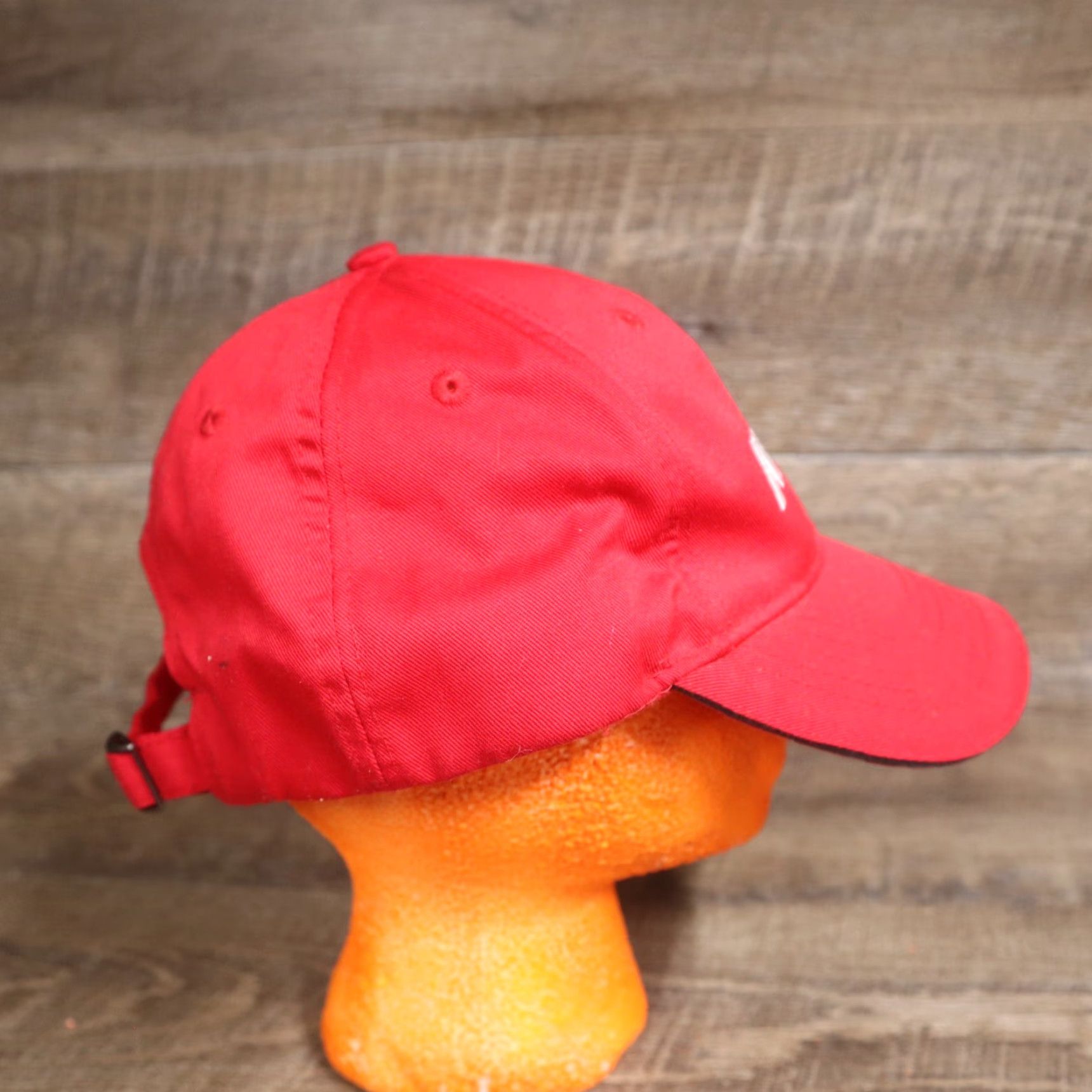 Express Averitt Express Hat Cap Red Strap Back Adjustable Adult Men's Women's Hat Cap Adjustable Red Cotton Twill Logo Baseball Cap Men Women Size ONE SIZE - 3 Thumbnail