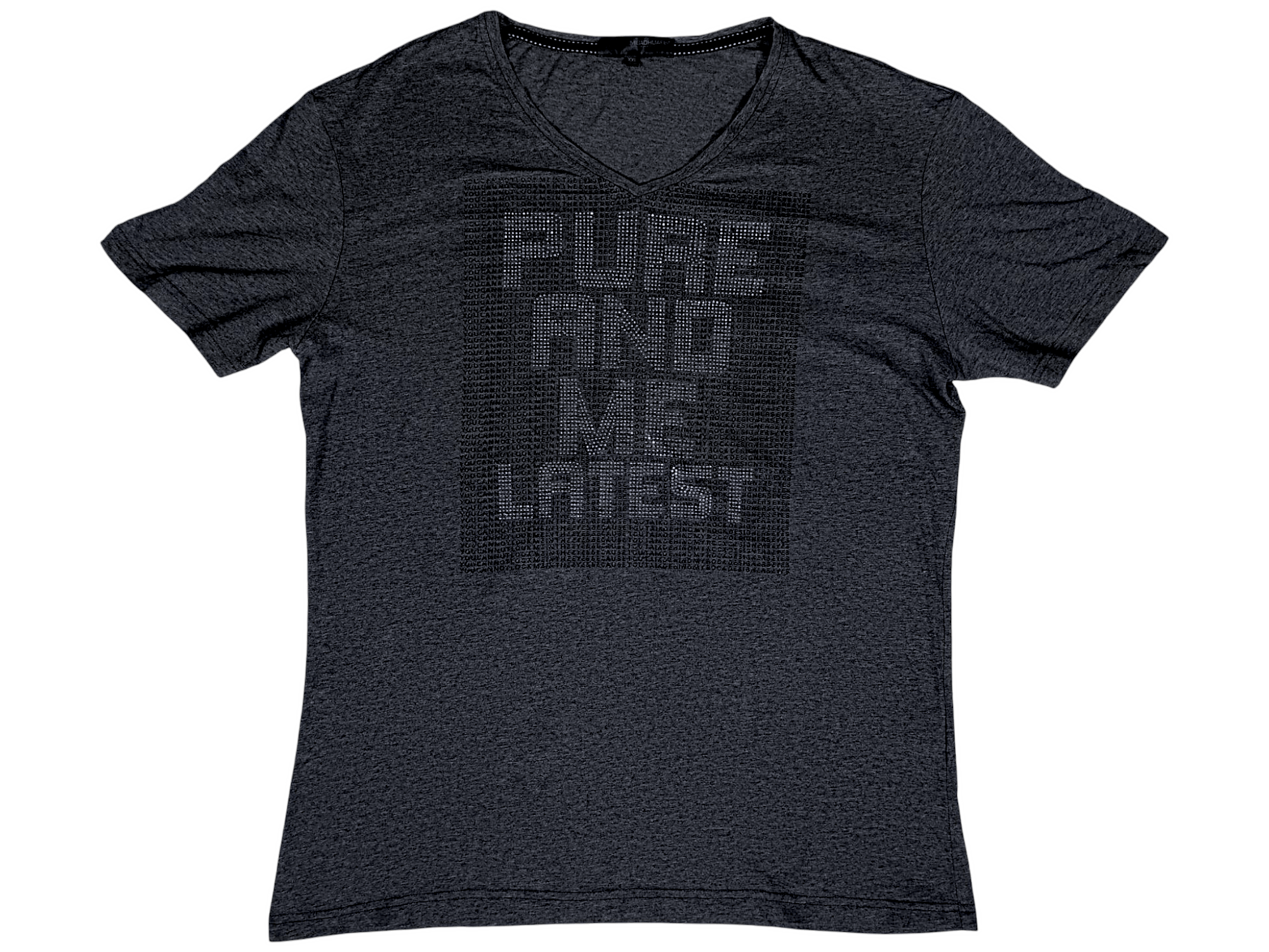 If Six Was Nine × Japanese Brand MIGAOHUAFEI PURE and ME LATES T V-Neck T-Shirt Size US XXL / EU 58 / 5 - 9 Thumbnail