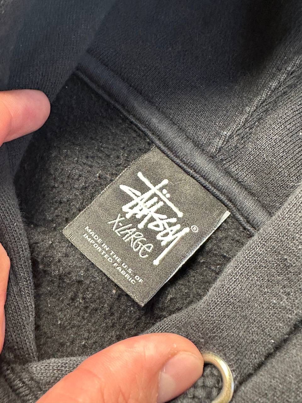 Stussy 🔥00s Vintage Stussy USA Baggy Hoodie Big logo Japanese Size US L / EU 52-54 / 3 - 7 Thumbnail