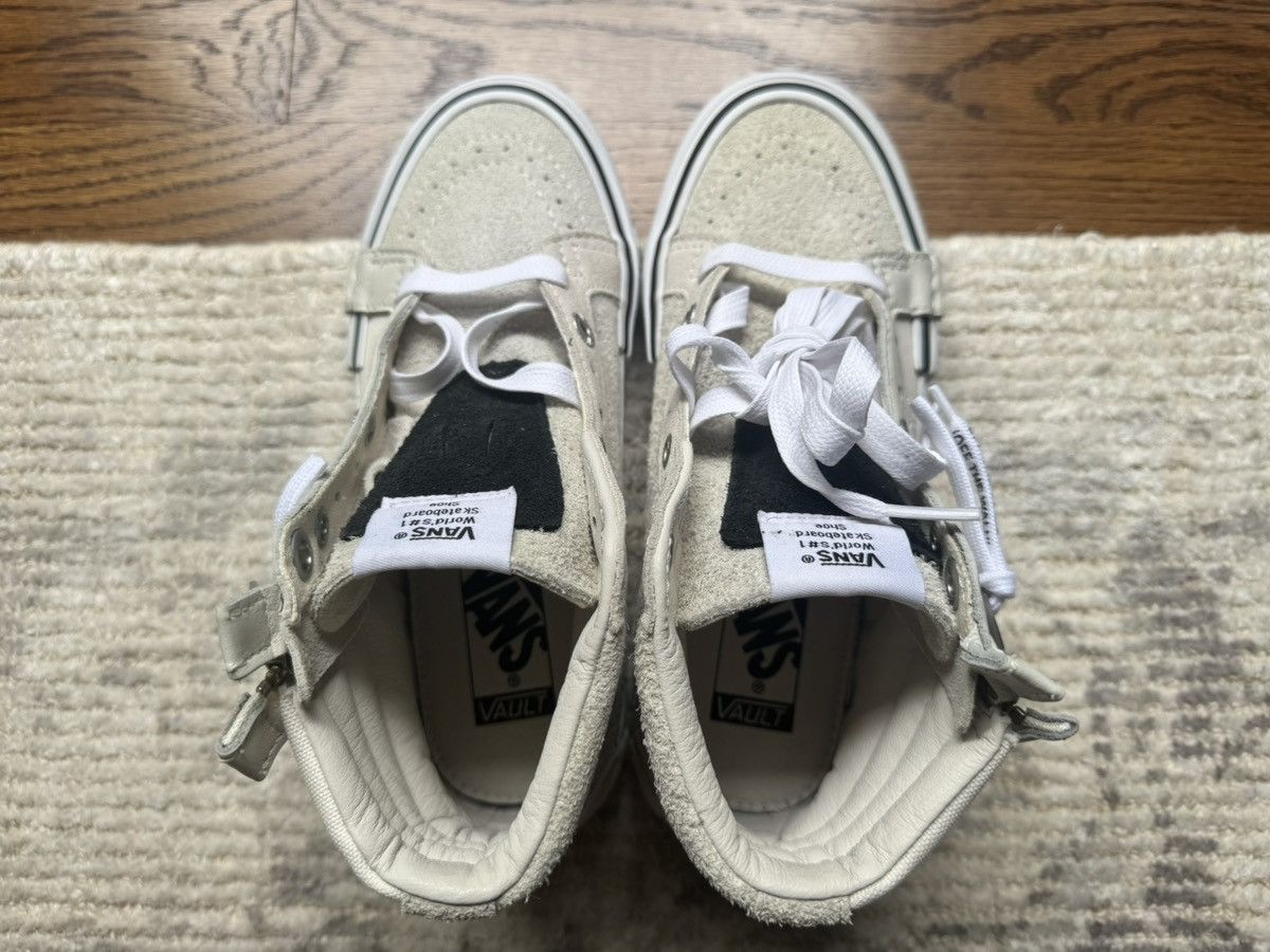 Vans Men’s 4.5 SK8-Hi Cap LX Deconstructed Marshmallow Mastermind Size US 5 / EU 37 - 4 Thumbnail