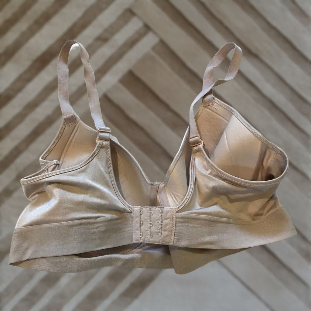 Vintage Bali Comfort Revolution Wirefree Bra 3456 Champagne Beige 40C Full Coverage Size ONE SIZE - 1 Thumbnail