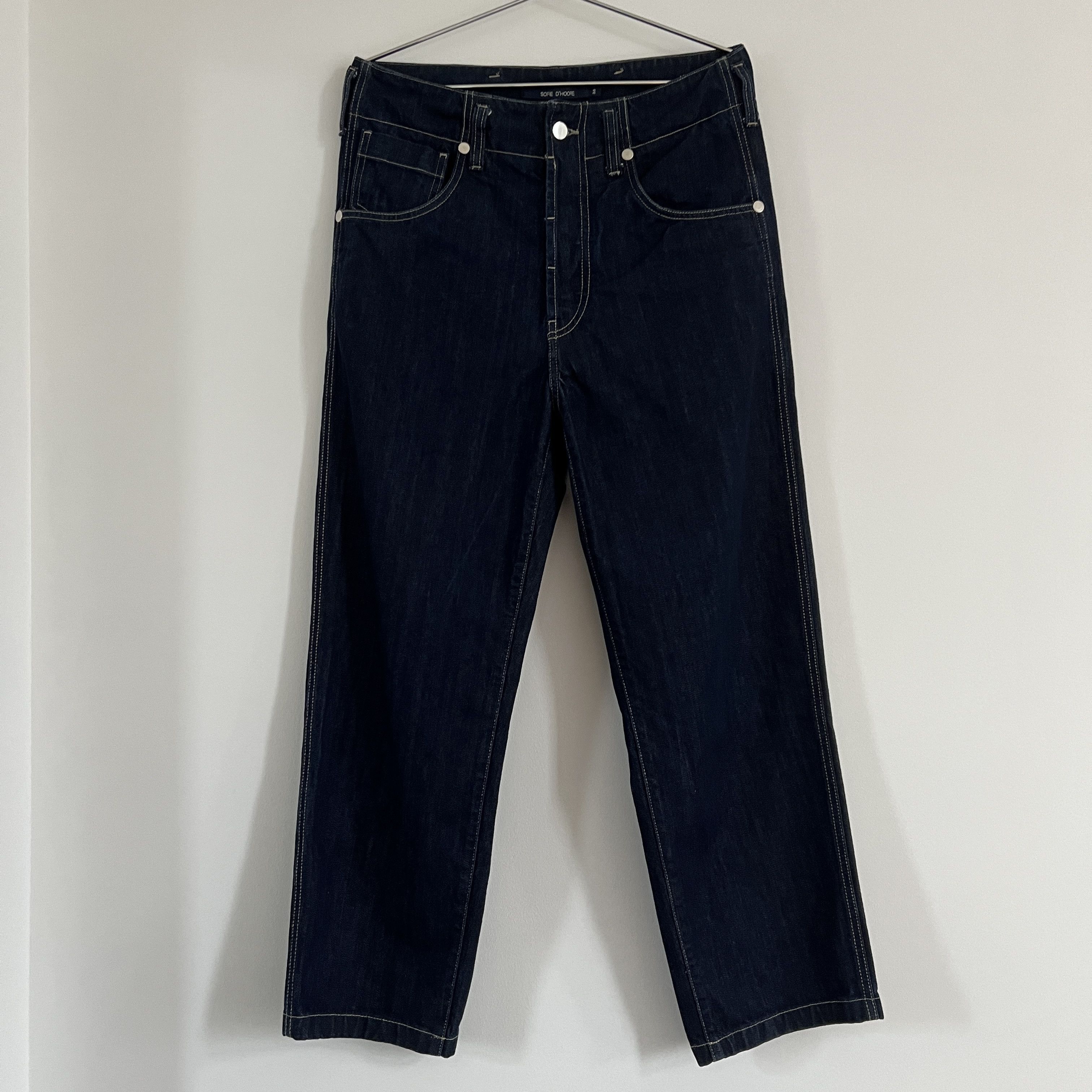 SOFIE D'HOORE Pollock Dark Denim Pants Size 34" / US 12 / IT 48 - 1 Thumbnail