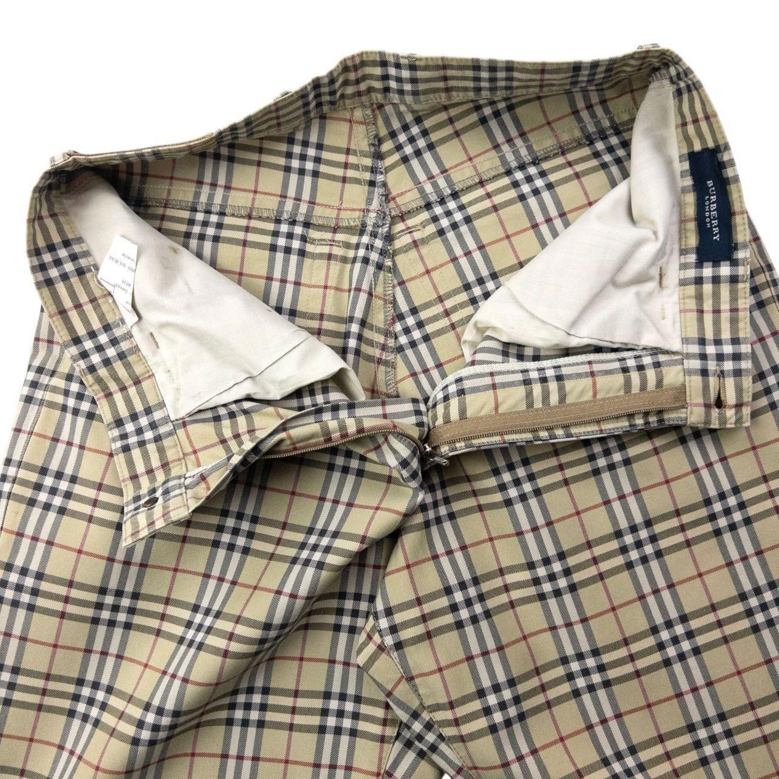 Vintage 2000s Burberry Nova Check Trousers Size W29