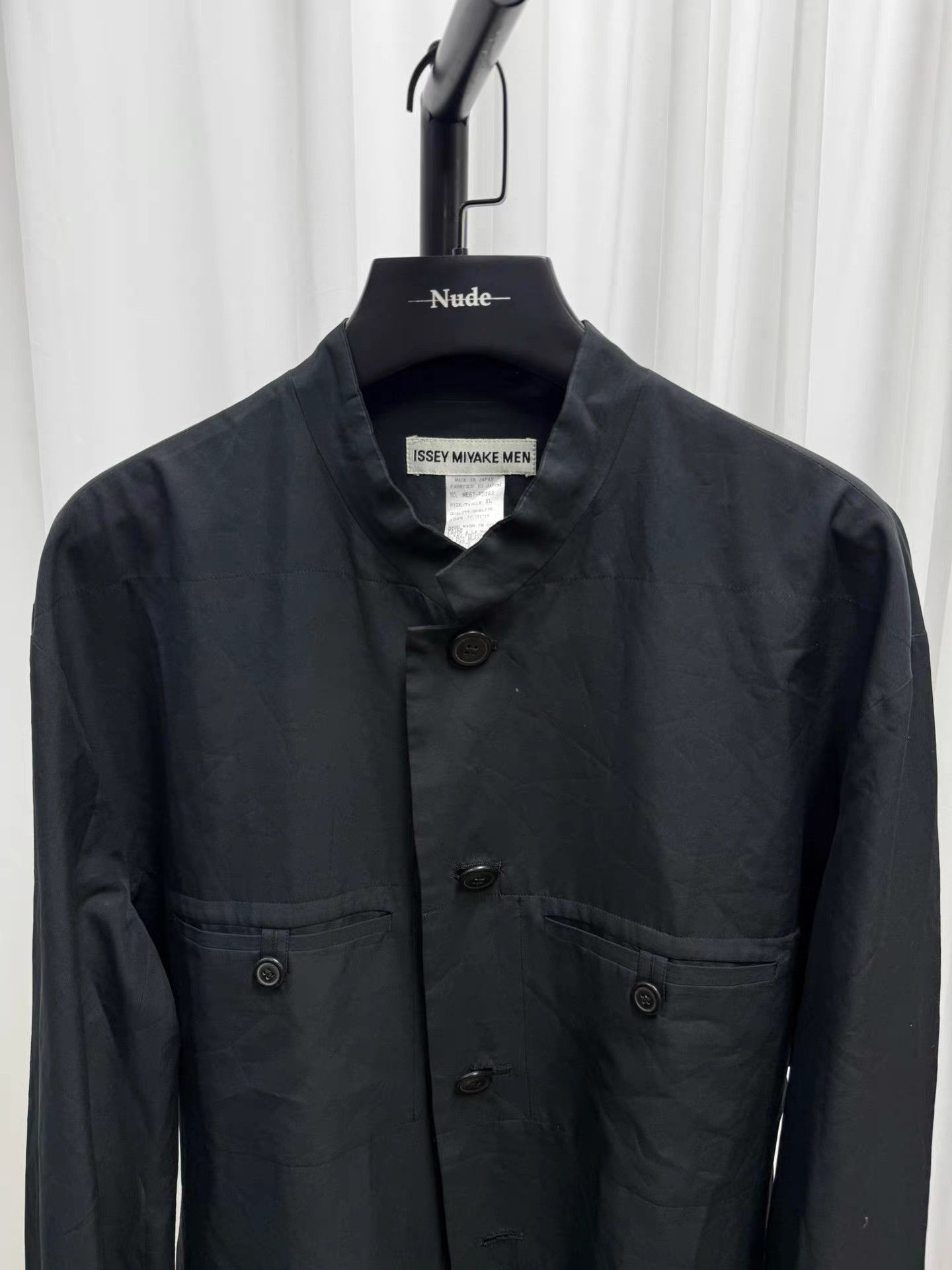 Issey Miyake Issey miyake men Loose Stand Collar Light Blazer K20 Size US XL / EU 56 / 4 - 2 Thumbnail