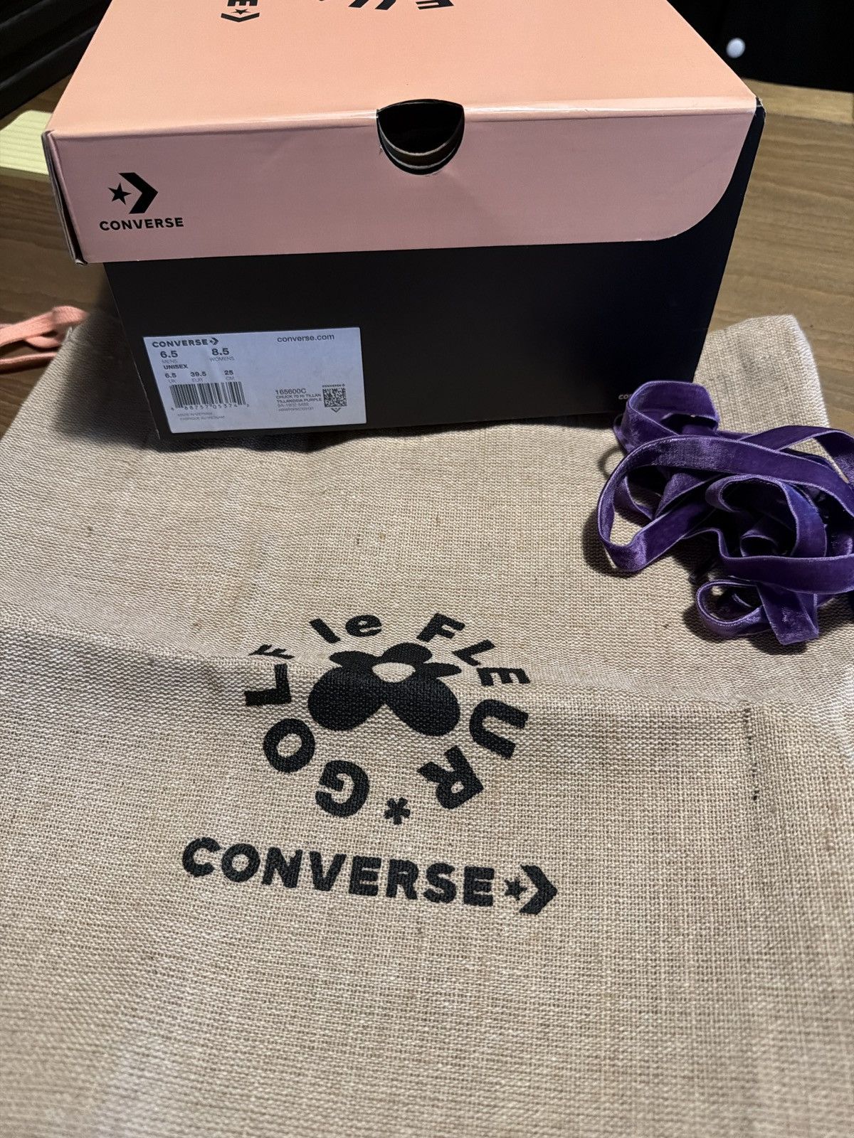 Converse × Golf le Fleur Converse x Golf le Fleur Quilted Velvet Size US 8.5 / IT 38.5 - 8 Thumbnail
