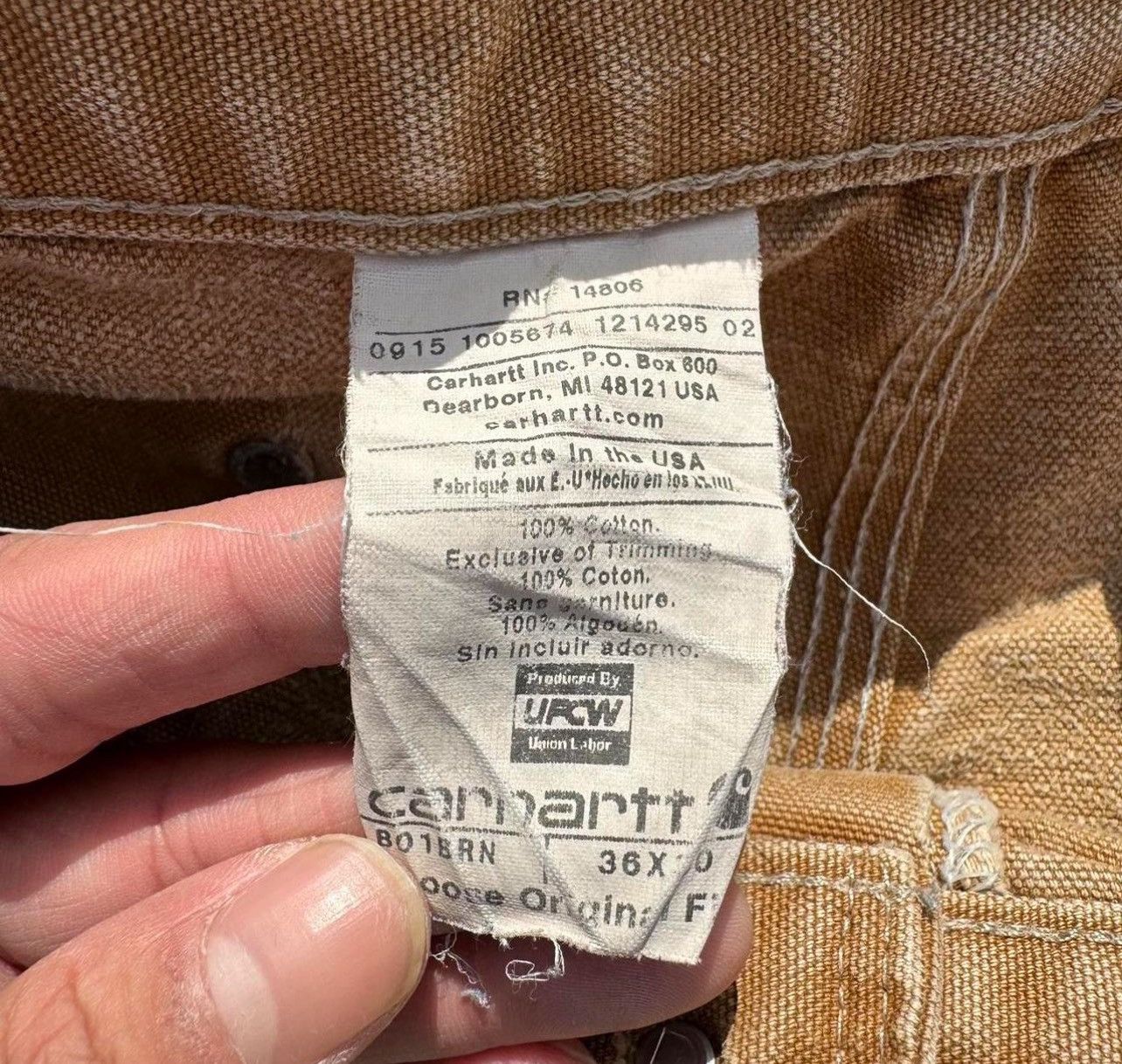 Carhartt Carhartt Double Knee Pants 36x30 Faded & Thrashed Size US 36 / EU 52 - 3 Thumbnail