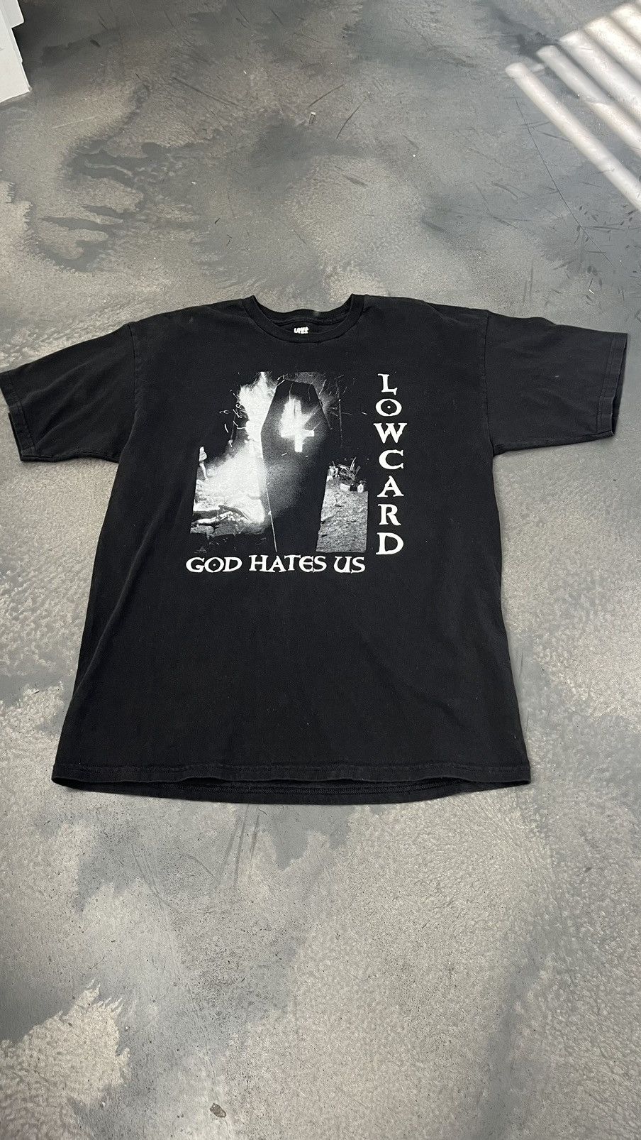Other Lowcard Magazine God Hates Us T Shirt RARE Large Size US L / EU 52-54 / 3 - 2 Thumbnail