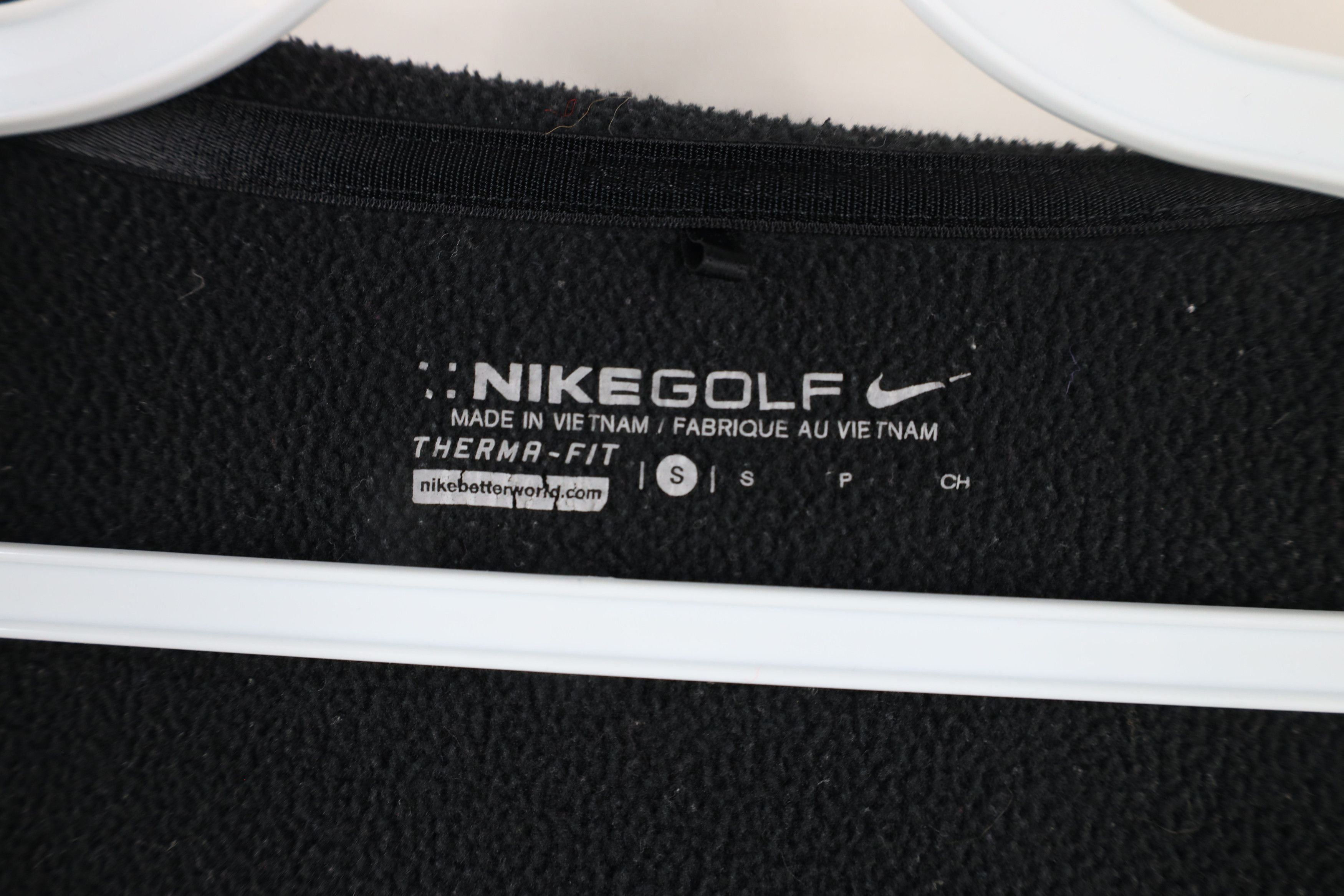 Nike × Vintage Nike Golf Therma Fit State University Full Zip Jacket Black Size S / US 4 / IT 40 - 8 Thumbnail