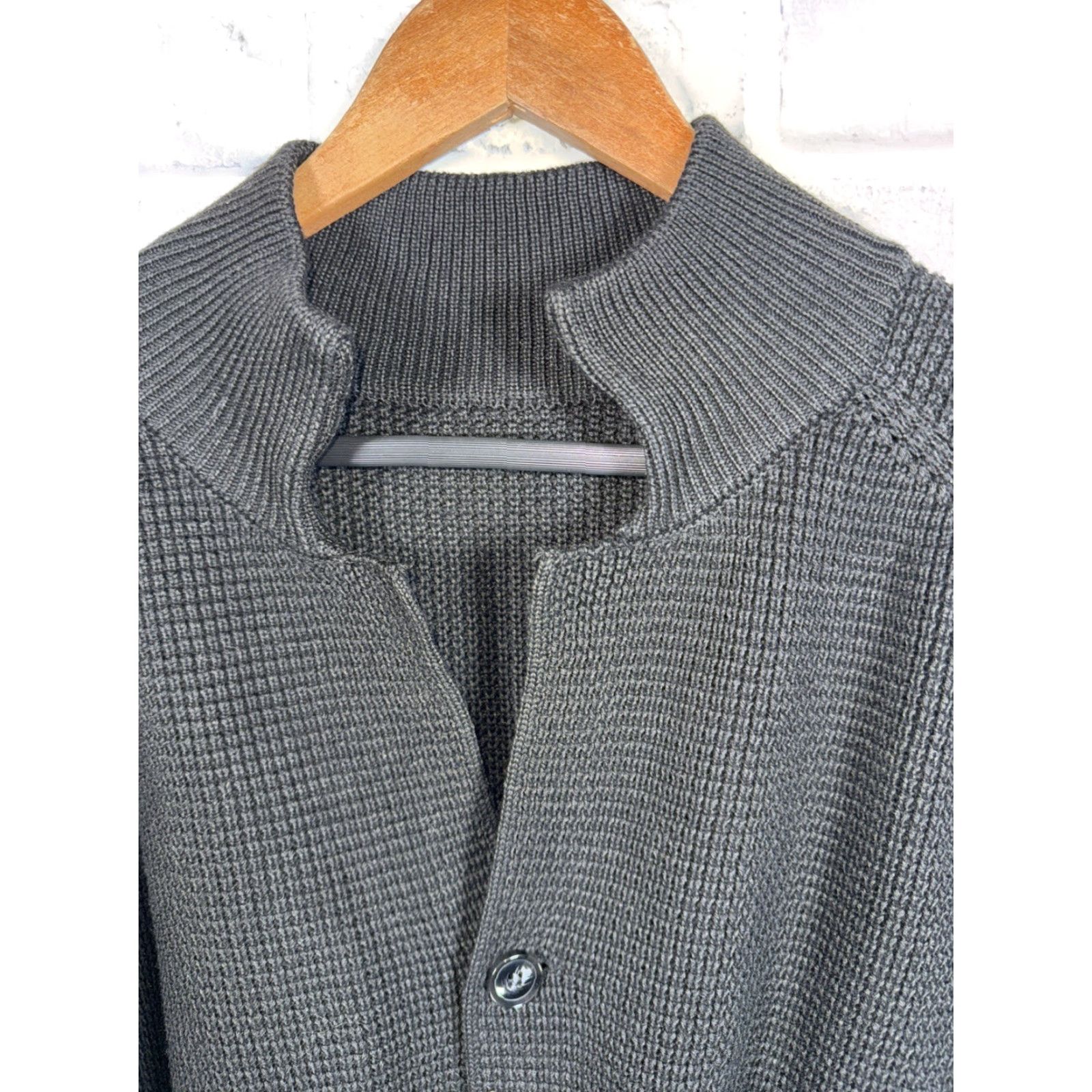 Brandblack VINTAGE MANLY Cardigan Sweater Mens XXL Black Size US XXL / EU 58 / 5 - 2 Thumbnail