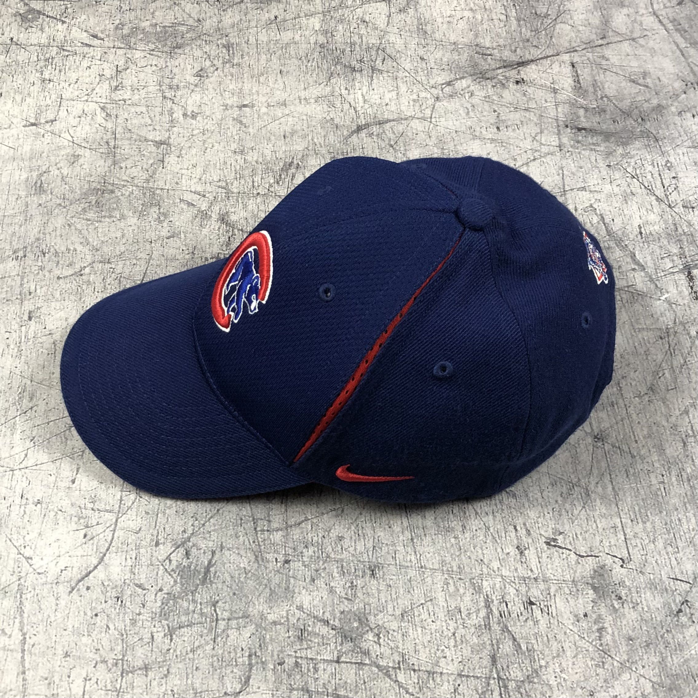 Nike Vintage 90s MLB Chicago Cubs Nike Cap Size ONE SIZE - 3 Thumbnail