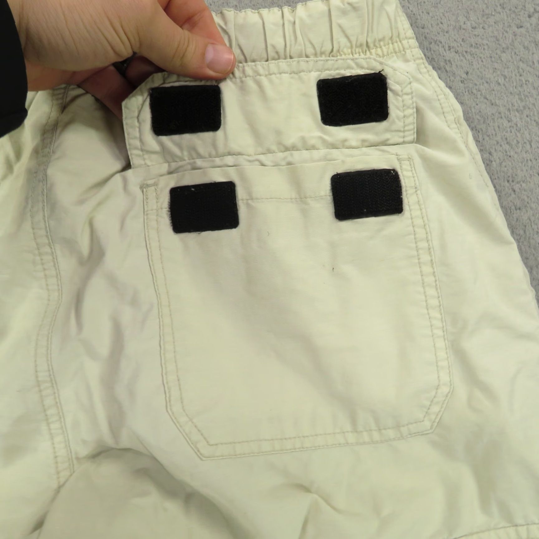Old Navy VINTAGE Old Navy Baggy Pants Men Small Cargo 30x29 Wide-Leg 90s Grunge 5-Pocket Beige Mens Size US 31 - 5 Thumbnail