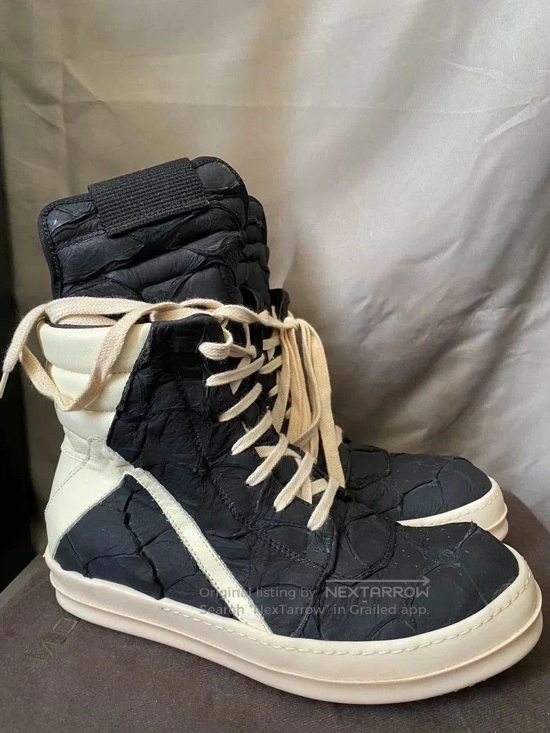 Rick Owens Rare Rick Owens Fish Skin Sneakers Size 39. Size US 7.5 / EU 40-41 - 3 Thumbnail