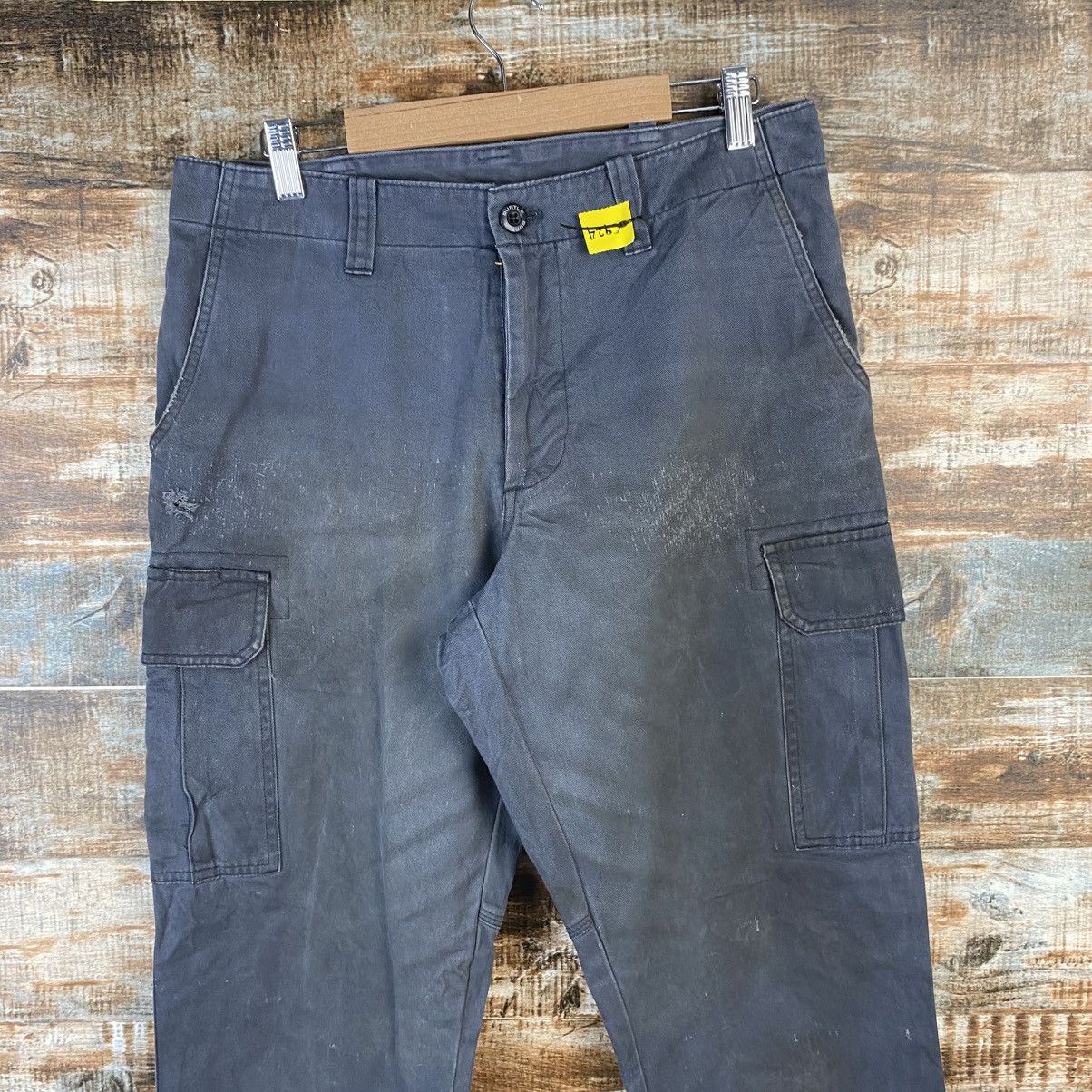Japanese Brand DL Burtle Dark Blue Cargo Multipocket Pants #C924 Size US 31 - 4 Thumbnail