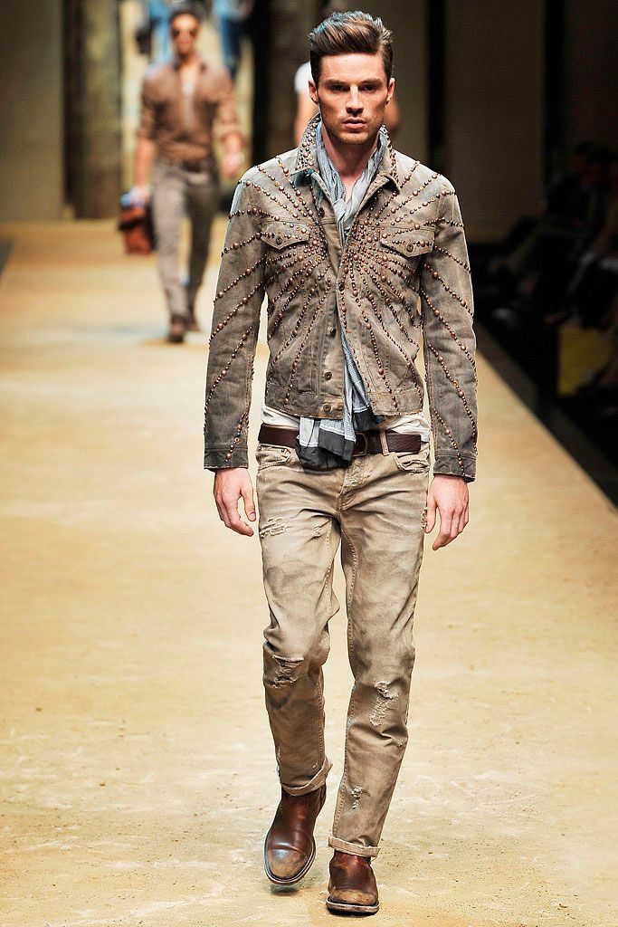 Dolce & Gabbana Dolce & Gabbana SS10 Gemstone Stud Embellished Denim Jacket Size US M / EU 48-50 / 2 - 2 Thumbnail