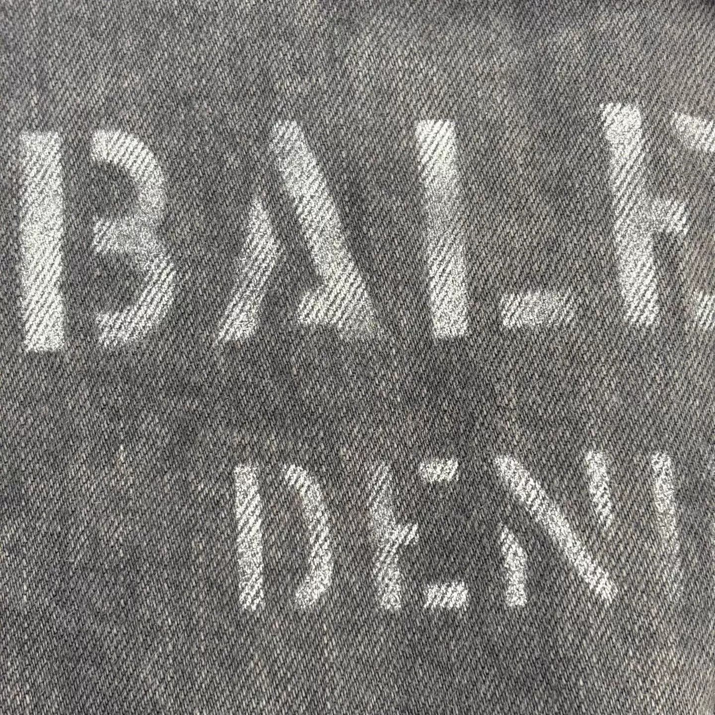 Balenciaga BLCG Denim Hooded Jacket Dark Gray M Size M / US 6-8 / IT 42-44 - 9 Thumbnail