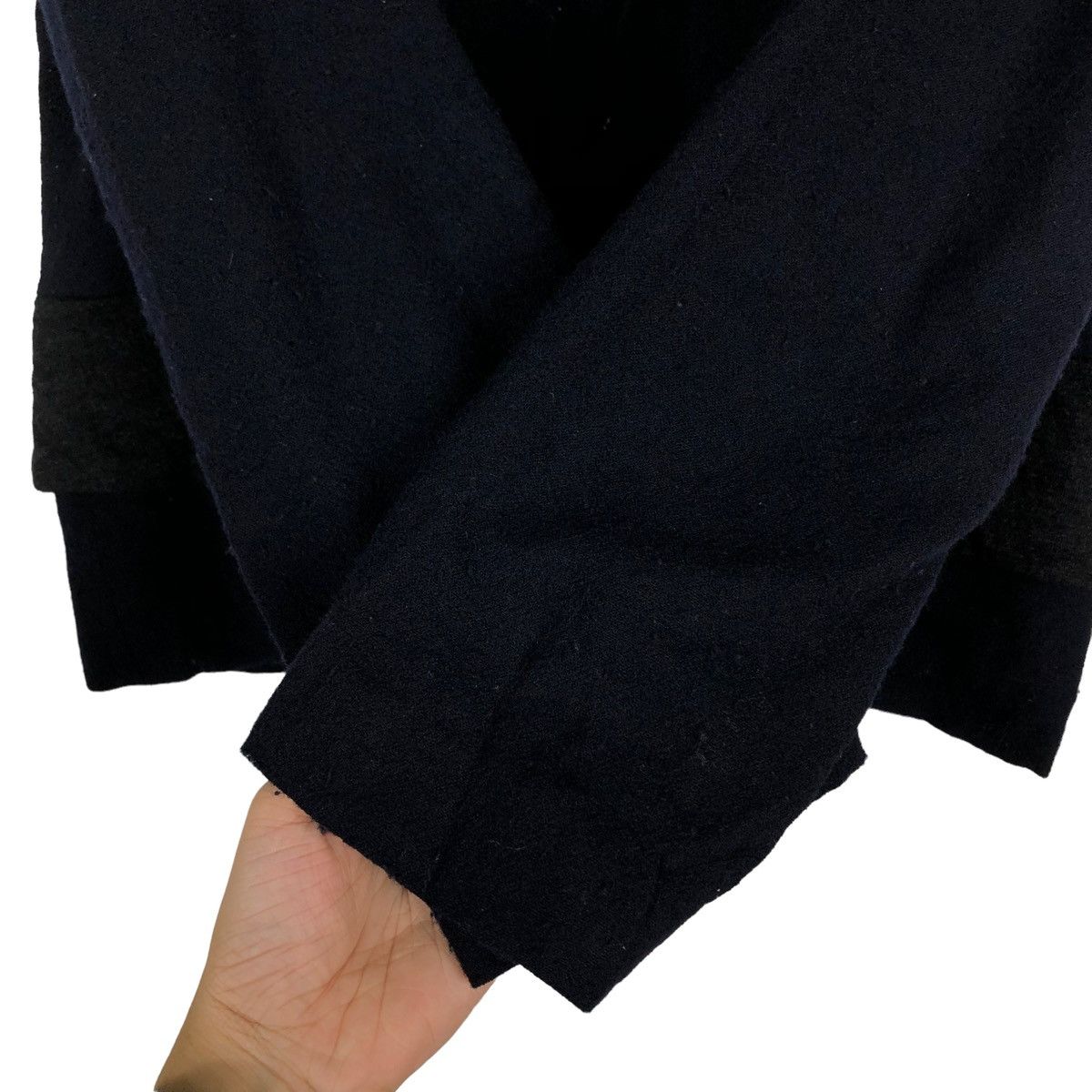 Comme des Garcons 🔥Vintage AD1996 Black Comme Des Garcons Robe De Chambre Size M / US 6-8 / IT 42-44 - 12 Thumbnail
