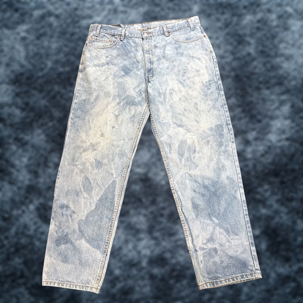 Levi's VINTAGE Levi's 550 Jeans 42x32 Blue Denim Wide-Leg 5-Pocket Relaxed USA Men Size US 42 / EU 58 - 1 Thumbnail