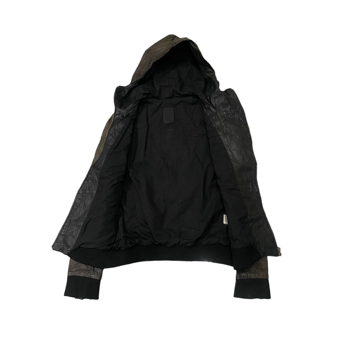 If Six Was Nine Vintage LHP Asymmetric Seditionaries Hoodie Leather Jacket Size US M / EU 48-50 / 2 - 17 Thumbnail