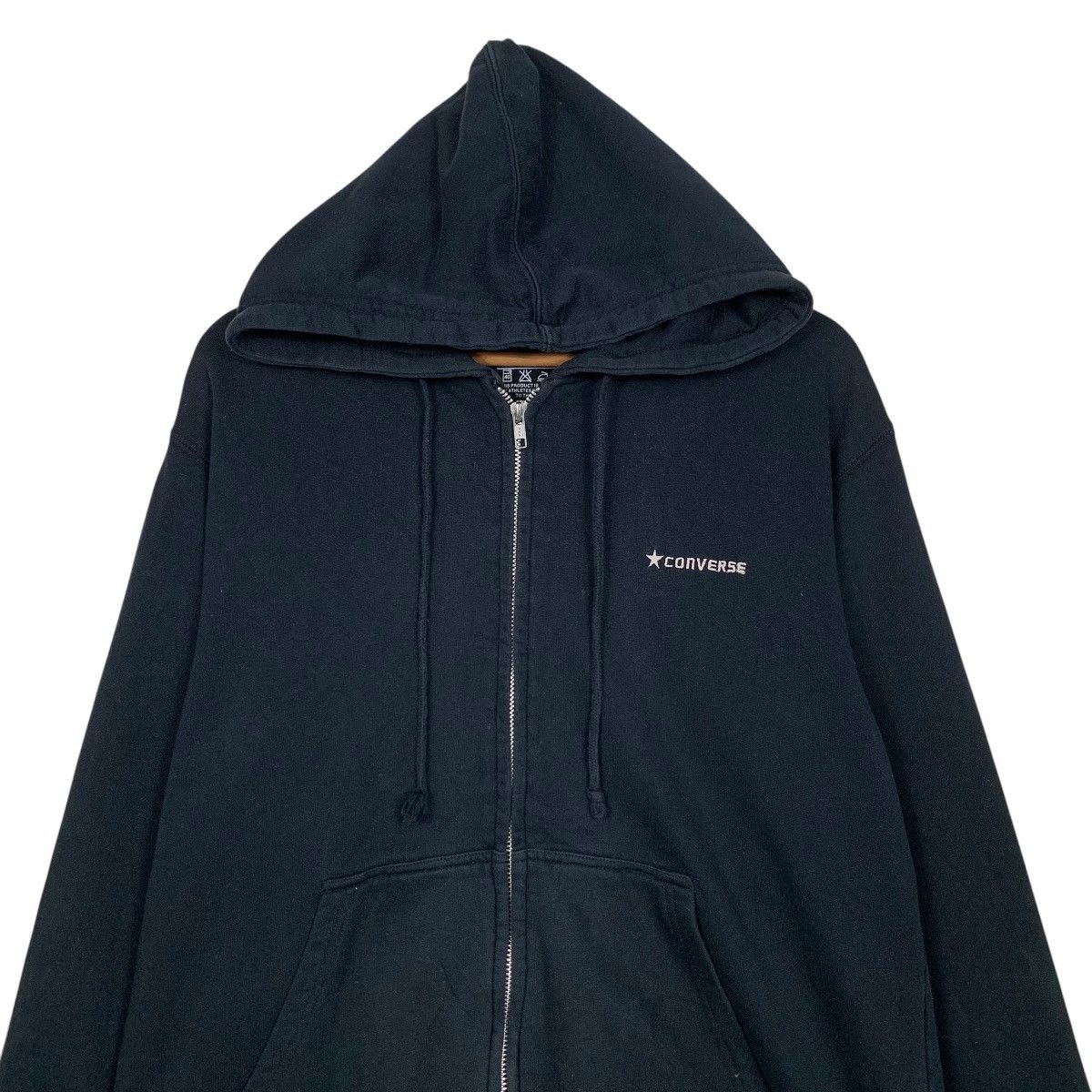 Converse CONVERSE Small Logo Zipper Hoodie Sweatshirt #3596-C194 Size US L / EU 52-54 / 3 - 2 Thumbnail