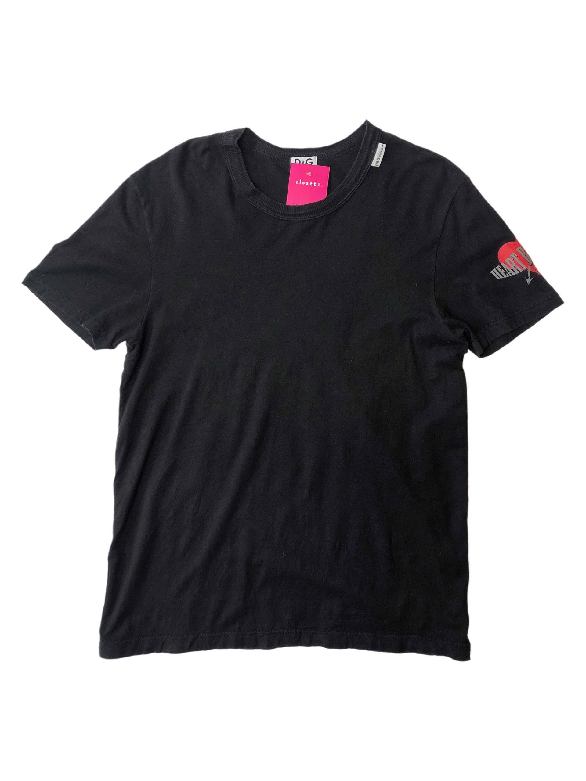 Dolce & Gabbana D&G Heart Breaker World Tour 2007 Black Graphic T-Shirt Size US S / EU 44-46 / 1 - 1 Thumbnail