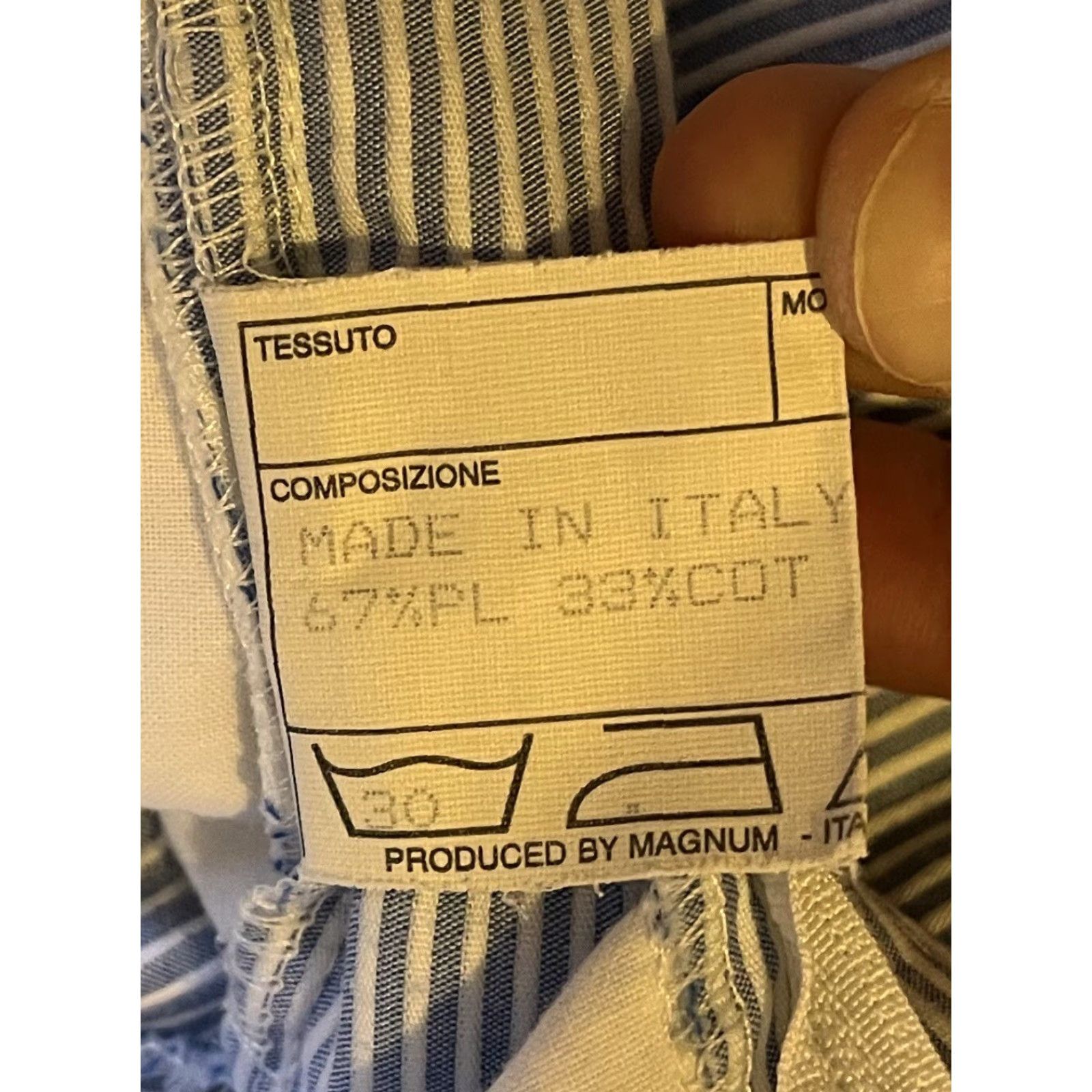 Rubinacci Amina Rubinacci Divino O Seersucker Pants Women’s 40 XS Blue Striped Italy Pants Women’s 40 XS Blue Seersucker Striped Vintage No Size 27" / US 4 / IT 40 - 6 Thumbnail