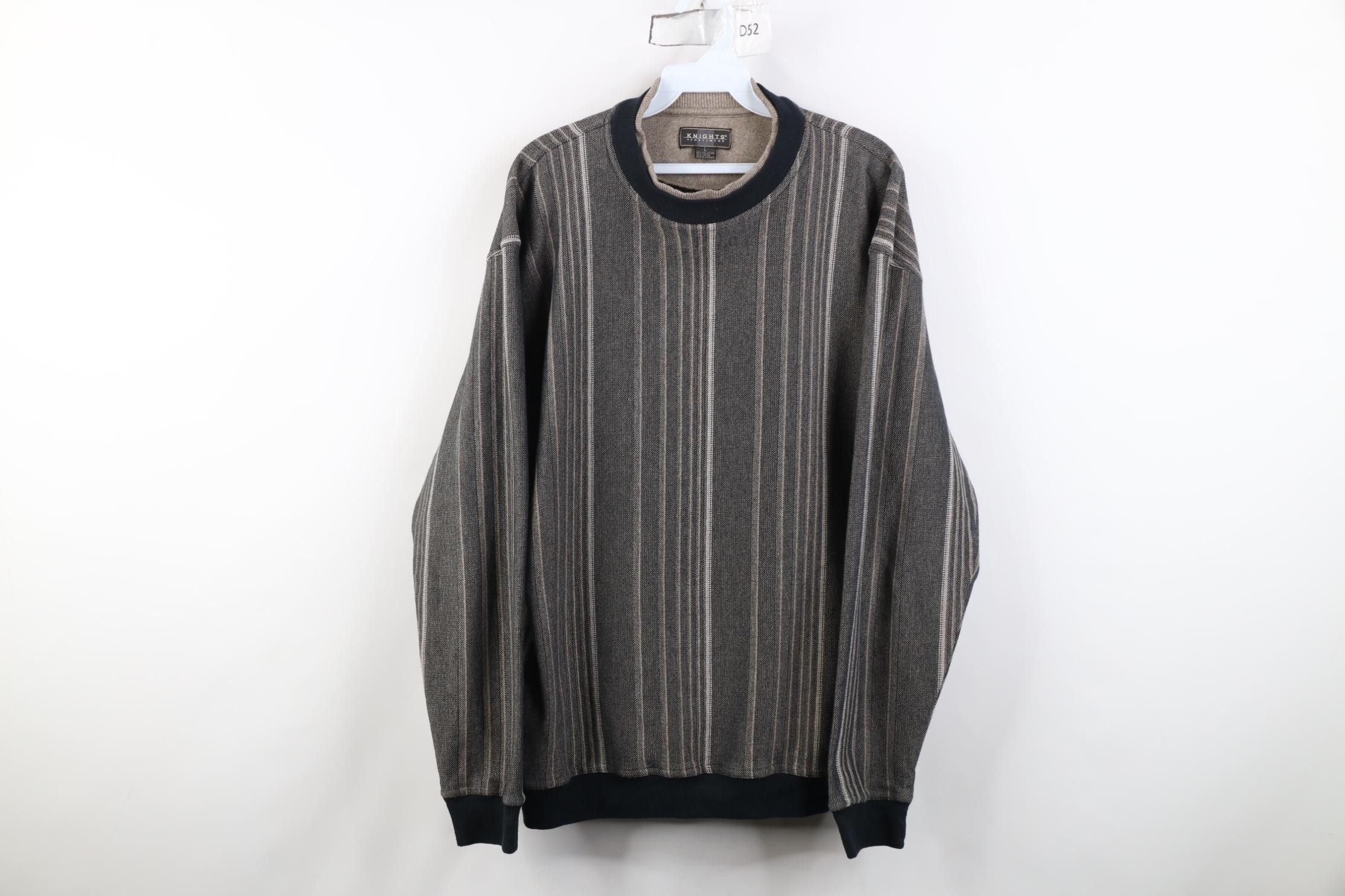 Vintage Vintage 90s Streetwear Crewneck Sweatshirt Earth Tone Size US L / EU 52-54 / 3 - 1 Thumbnail