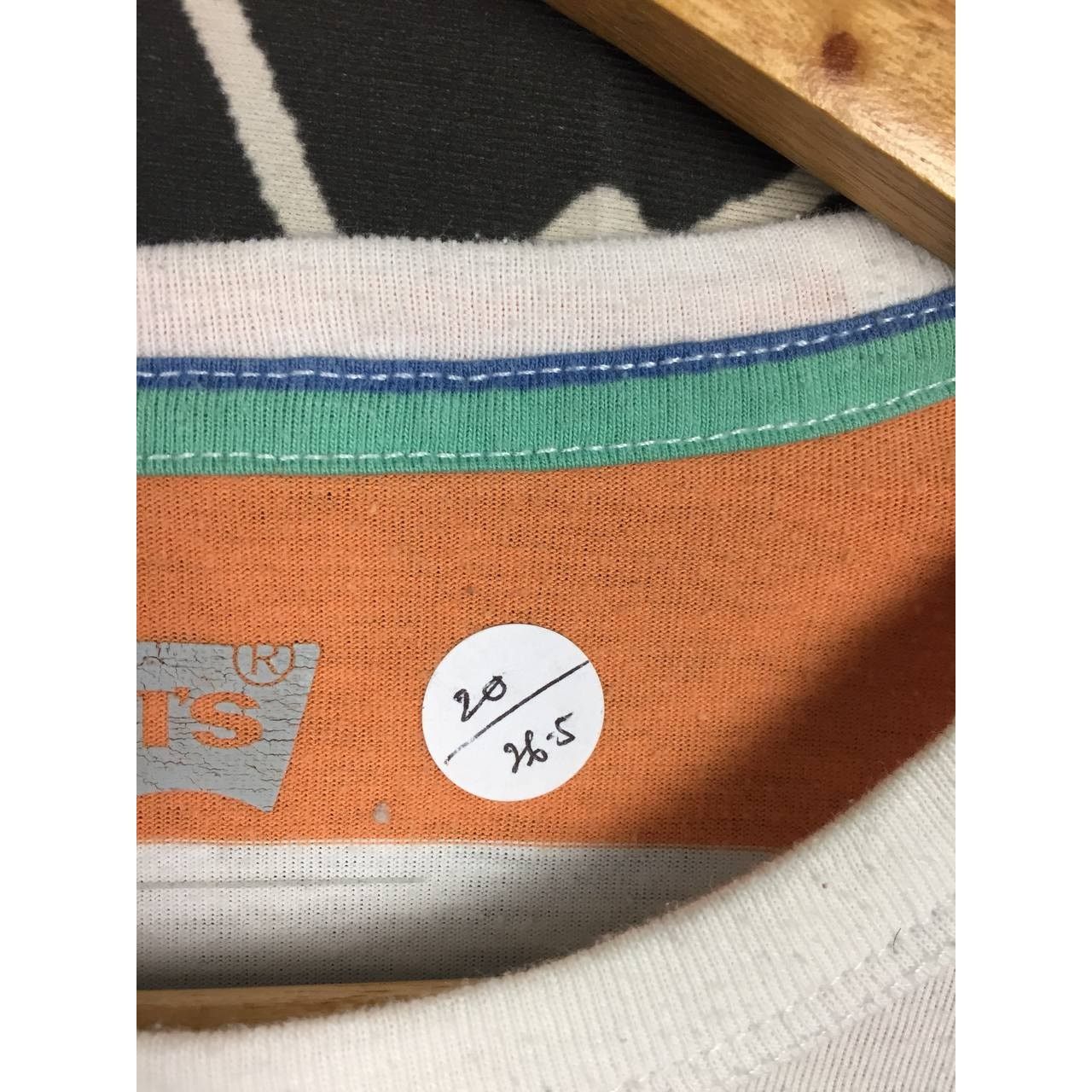 Levi's Levi's Embroidered Logo Multicolor Striped Tee Size US M / EU 48-50 / 2 - 14 Thumbnail