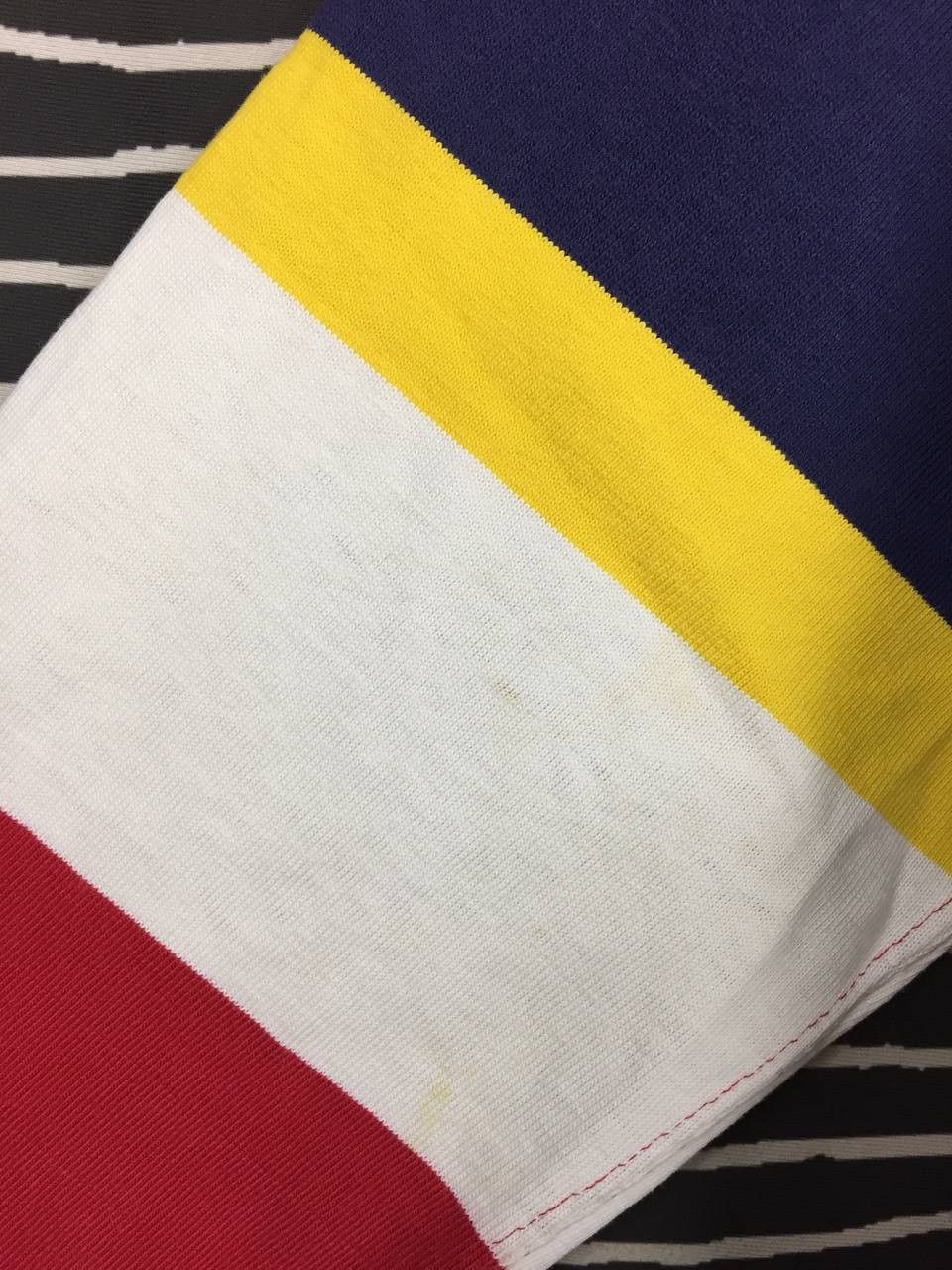 Polo Ralph Lauren Vtg Polo Ralph Lauren Embroidered Logo Rugby Polo Tee Size US L / EU 52-54 / 3 - 11 Thumbnail