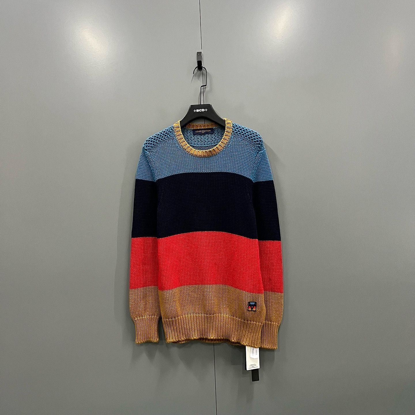 Louis Vuitton Louis Vuitton Colorblock Knit Sweater Size S Size US S / EU 44-46 / 1 - 1 Thumbnail