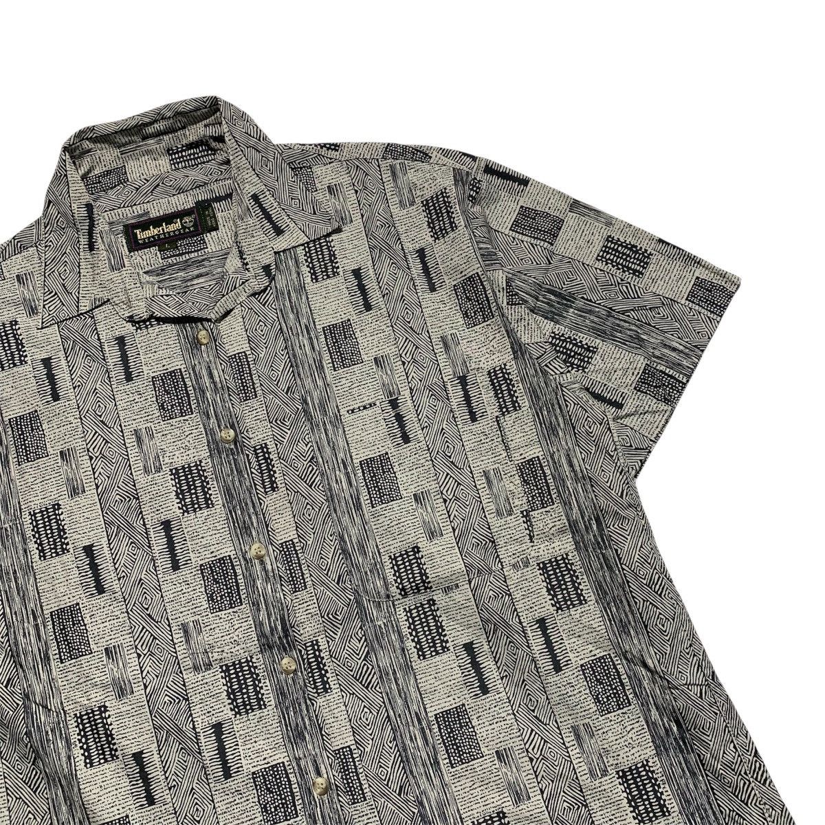 Timberland × Vintage Vintage Timberland Weathergear Short Shirt Buttun Up Size US L / EU 52-54 / 3 - 2 Thumbnail