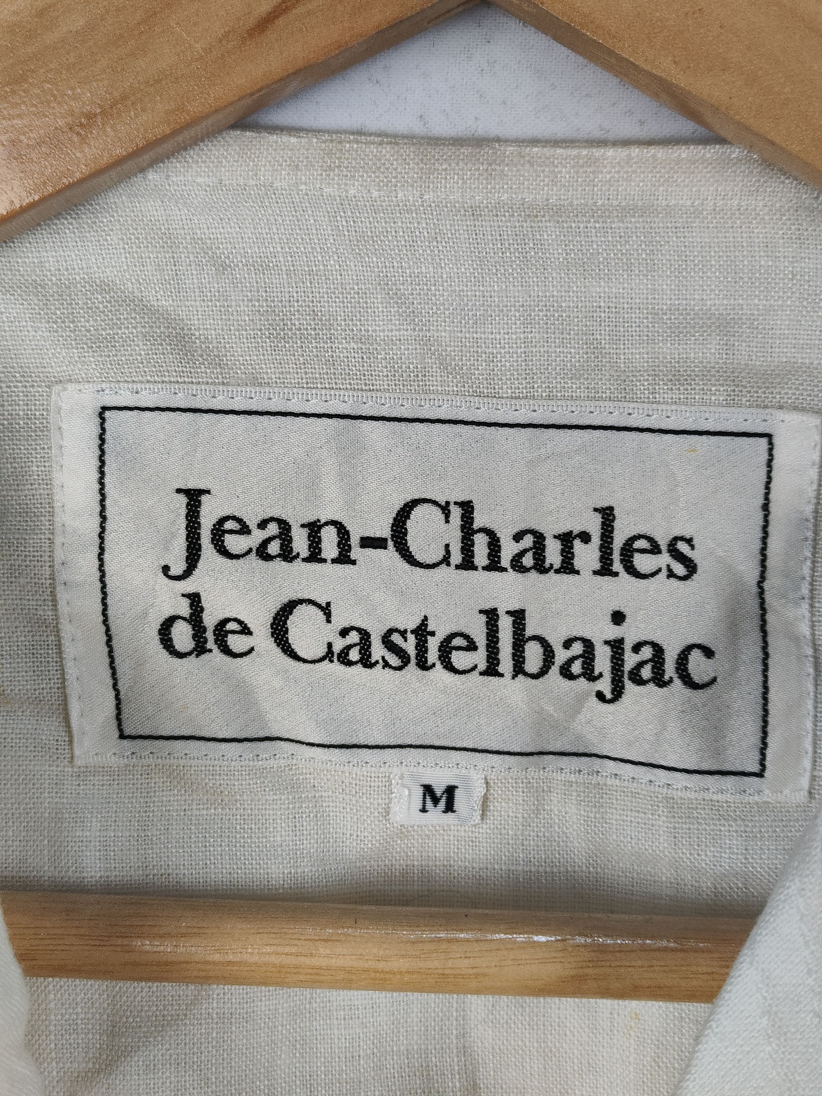 Jean Charles De Castelbajac Jean-Charles de Castelbajac white linen blazer Size US M / EU 48-50 / 2 - 3 Thumbnail