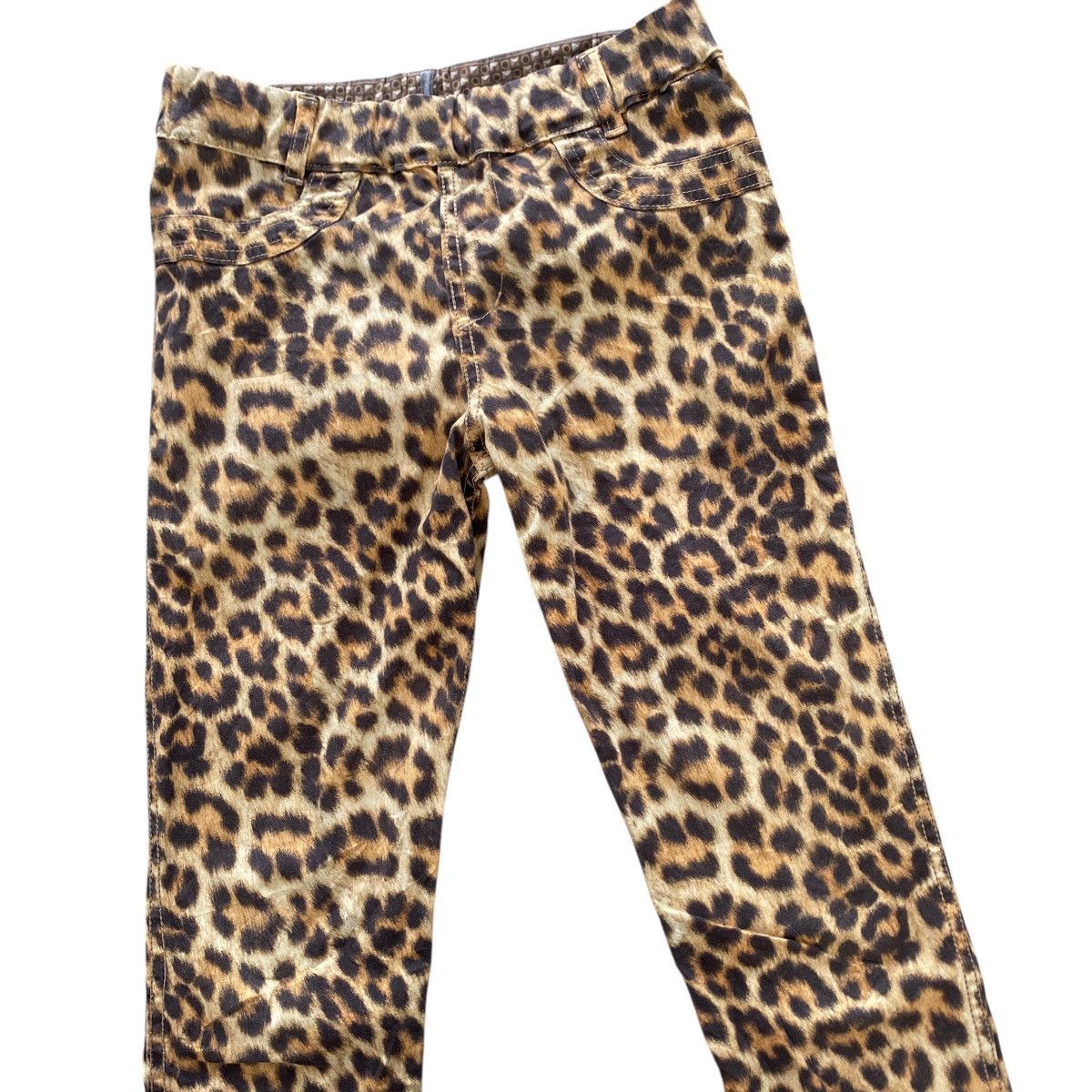 Hysteric Glamour × Japanese Brand Hysteric Glamour Reversible Pants Full Print Leopard x Denim Size 28" / US 6 / IT 42 - 8 Thumbnail