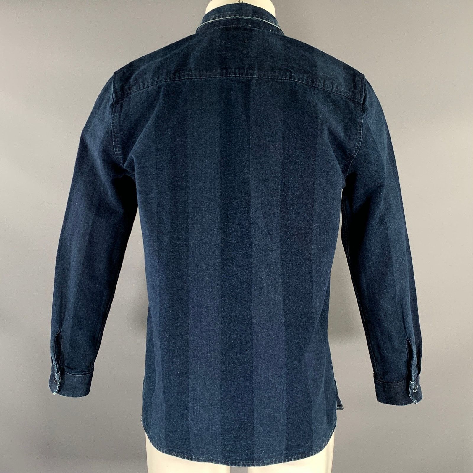 Levi's LEVI'S Size S Blue Navy Stripe Cotton Shirt Jacket Size US S / EU 44-46 / 1 - 4 Thumbnail