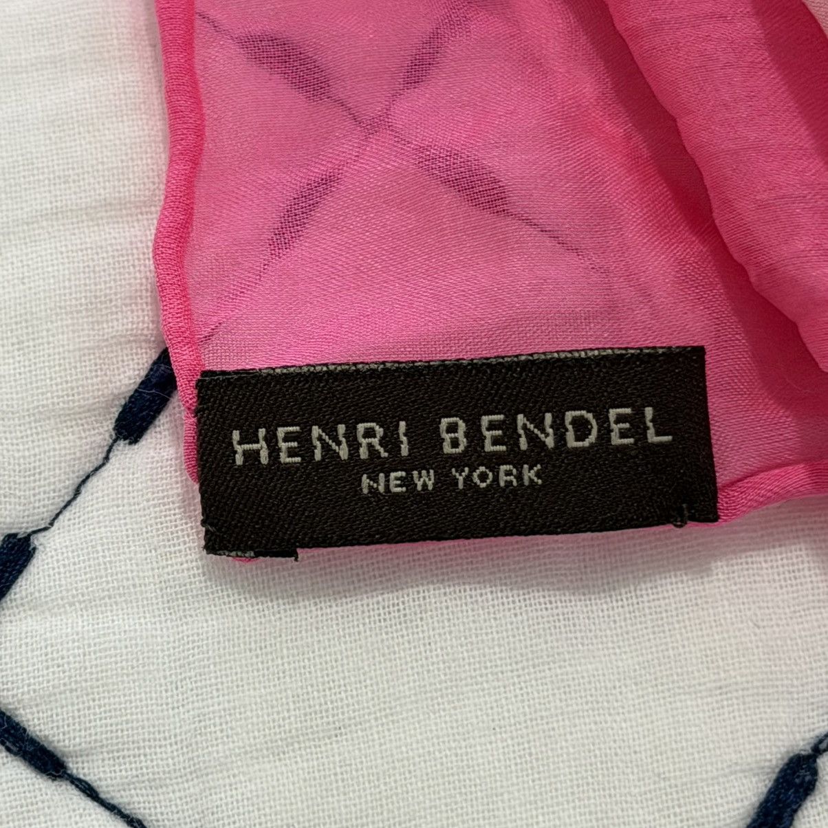 Henri Bendel Henri Bendel Silk Scarf Size ONE SIZE - 3 Thumbnail