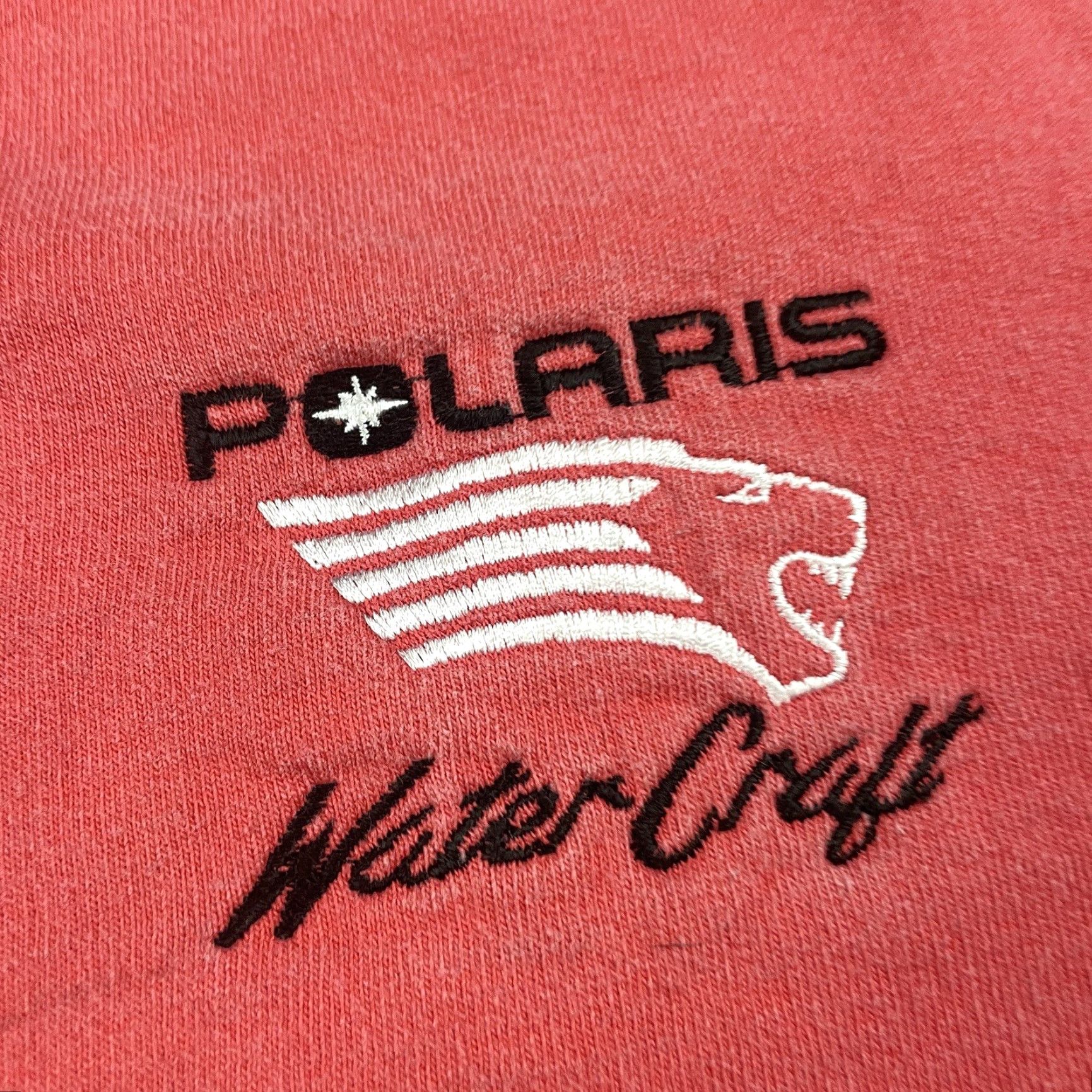 Vintage VINTAGE Polaris Sweatshirt Men Adult Medium Red Embroidered Racing Snowmobile 90s? Size US M / EU 48-50 / 2 - 4 Thumbnail