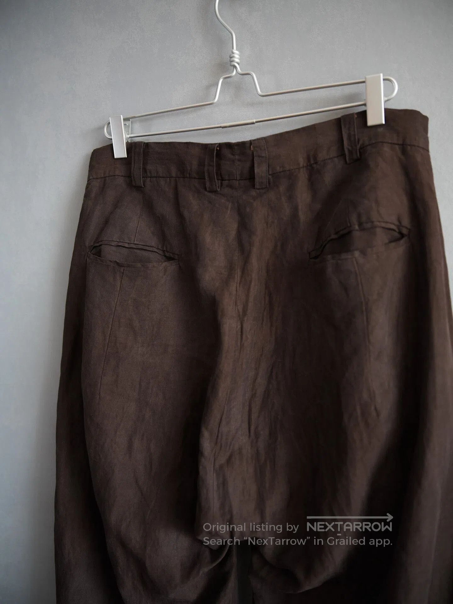 Geoffrey B. Small Geoffrey b.small 22SS Silk-Cotton Wide-Leg Pants. Size 26" / US 2 / IT 38 - 7 Thumbnail