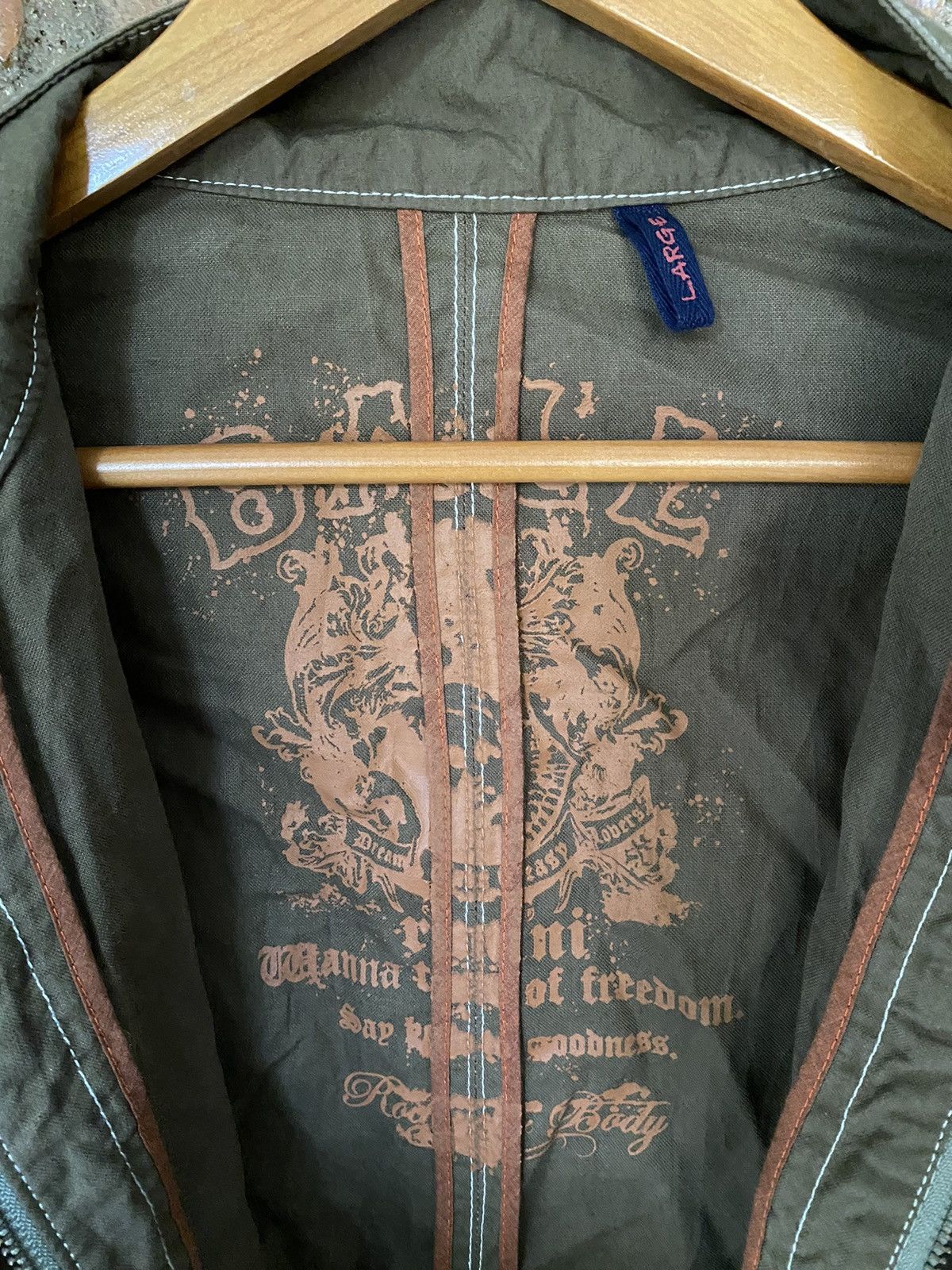 14th Addiction × Japanese Brand × KMRii 2000s Ball Japan 3 Unbalanced Pocket contra stitch Jacket Size US M / EU 48-50 / 2 - 13 Thumbnail
