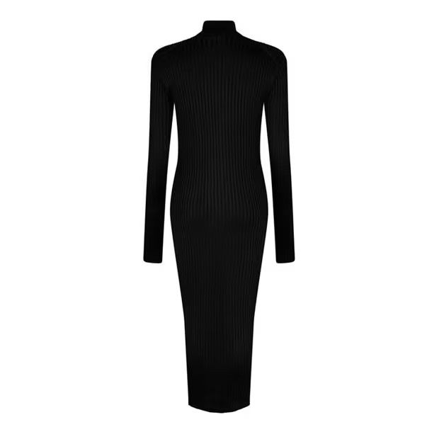 Jil Sander o1g2r1mq1024 Ribbed Cardigan in Black Size XXS / US 00 / IT 34 - 2 Thumbnail