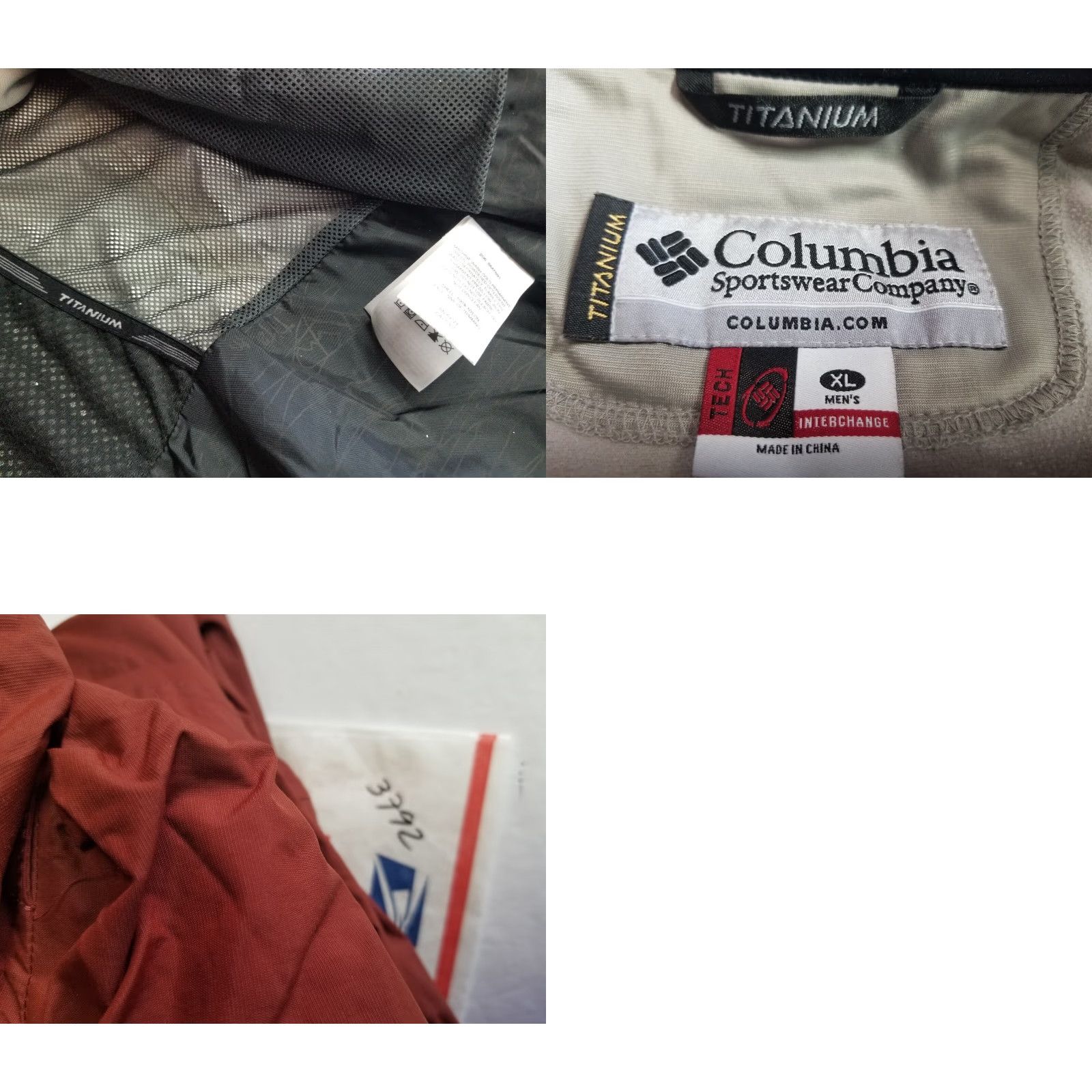 Vintage Columbia Titanium Jacket Mens XL Orange Waterproof Breathable Full Zip Size US XL / EU 56 / 4 - 9 Thumbnail