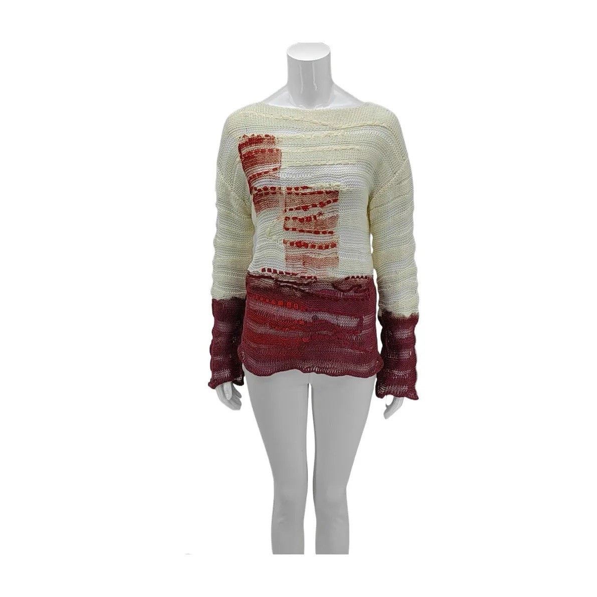 Bottega Veneta BOTTEGA VENETA Silk Long-Sleeve Pullover Size M / US 6-8 / IT 42-44 - 1 Thumbnail