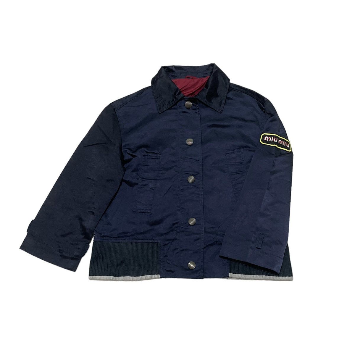Miu Miu Miu Miu Cropped Bomber Jacket Size M / US 6-8 / IT 42-44 - 2 Thumbnail
