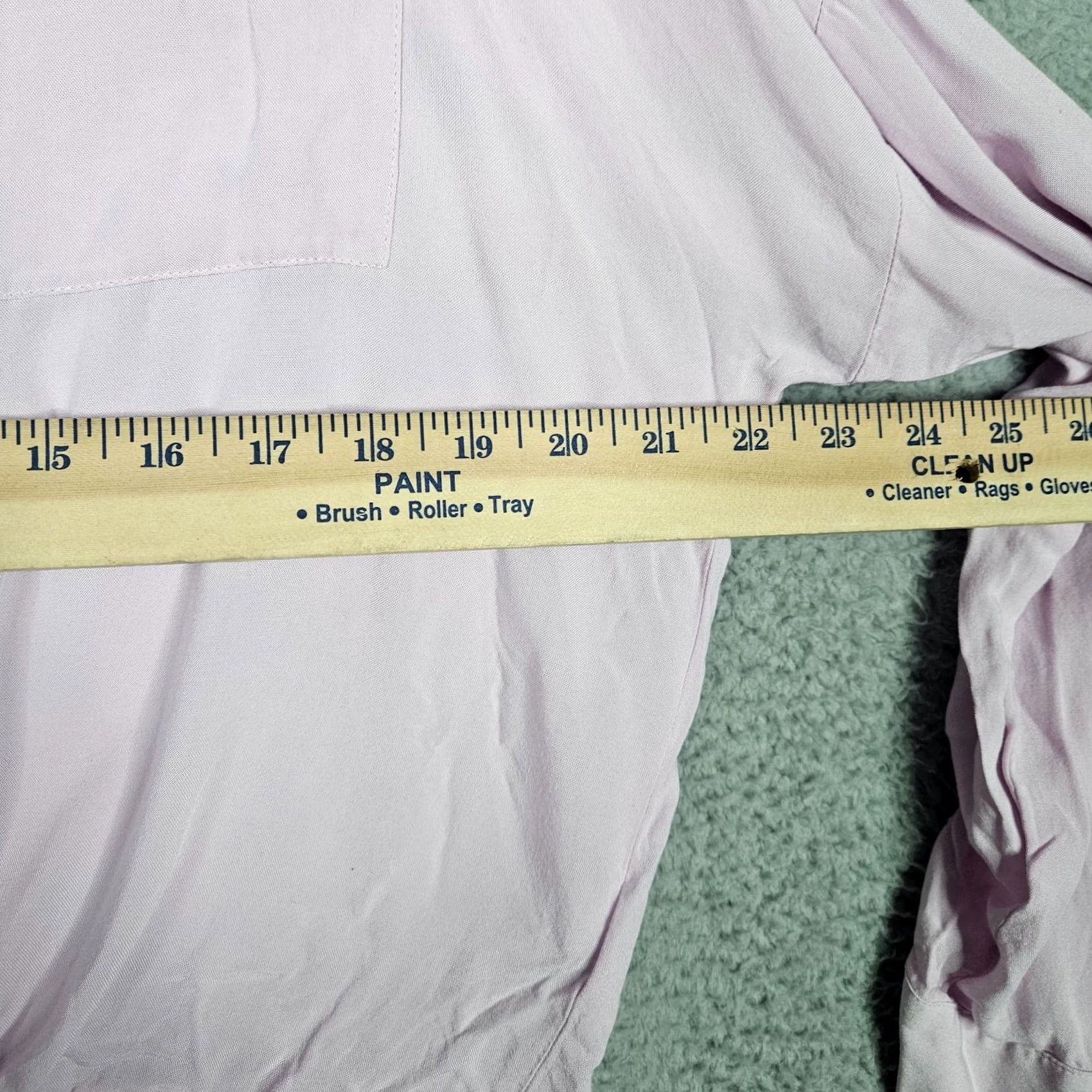 Vintage Maeve Button-Up Shirt Size S Womens Purple Solid Long Sleeve Tie Front Casual Travel Size S / US 4 / IT 40 - 3 Thumbnail
