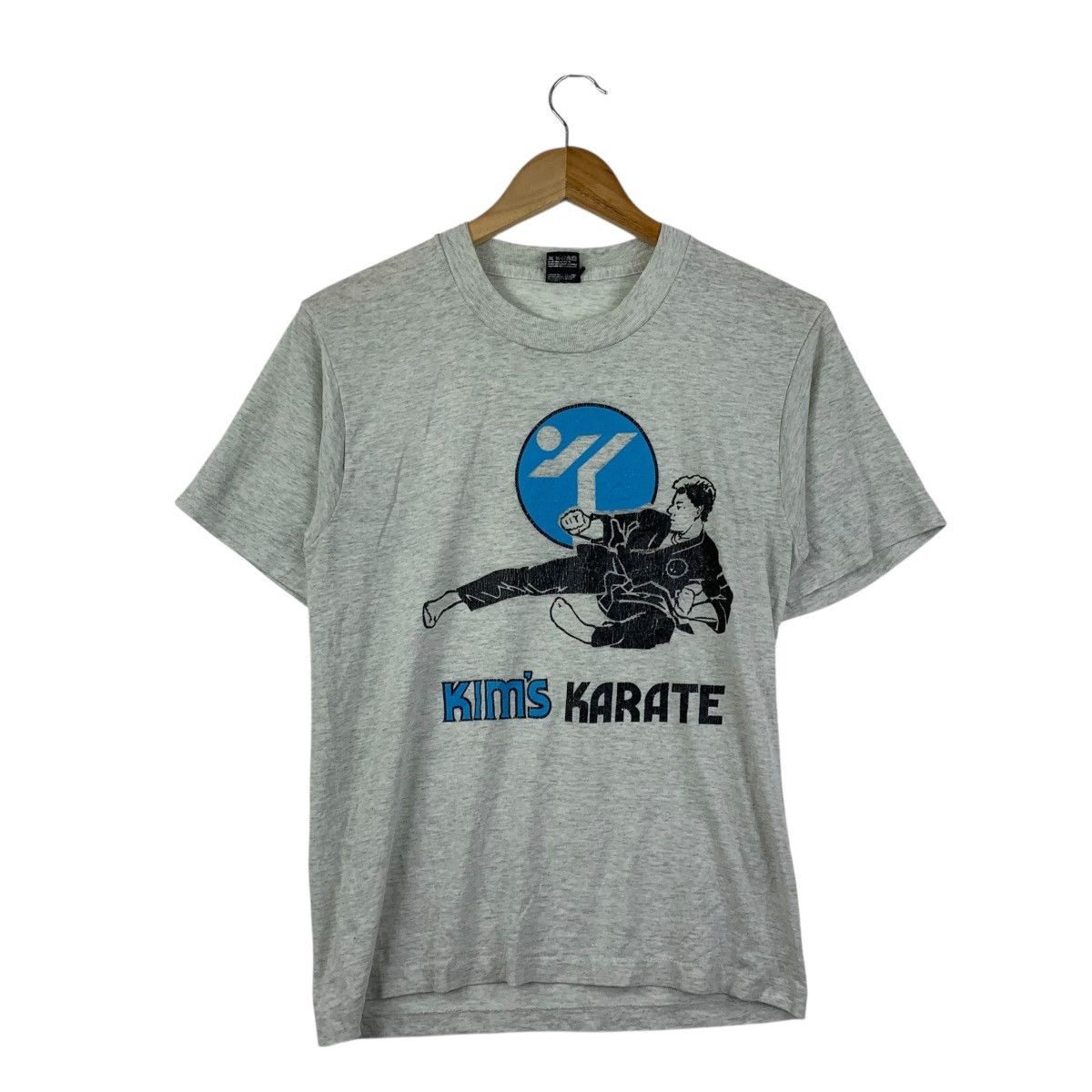Vintage Vintage Kim’s Karate Martial Arts Graphic Tee Heather Size US S / EU 44-46 / 1 - 1 Thumbnail