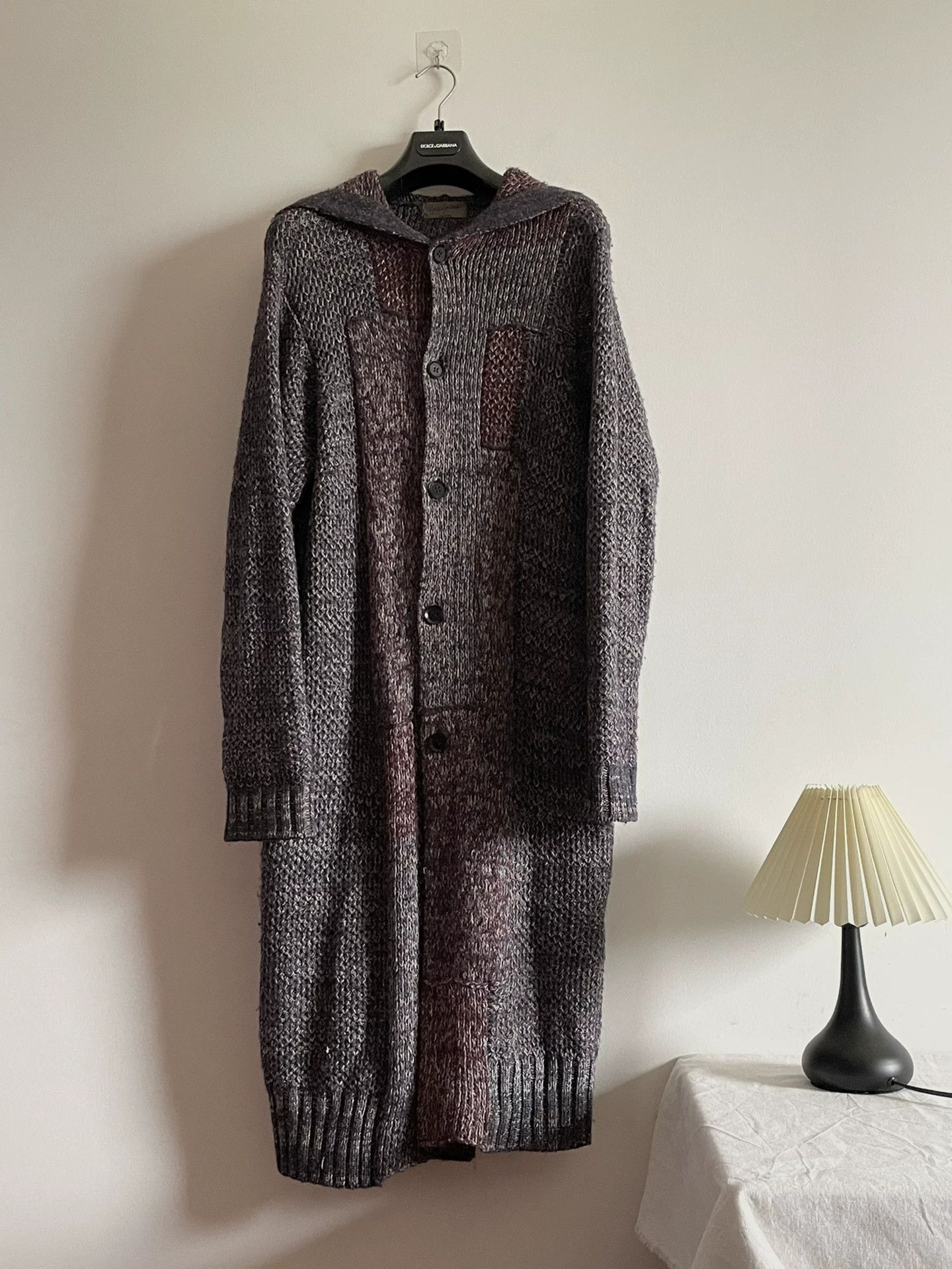Yohji Yamamoto Yohji Yamamoto PourHomme F/W14 Wool Blend Knit Coat 3 Size US L / EU 52-54 / 3 - 1 Thumbnail